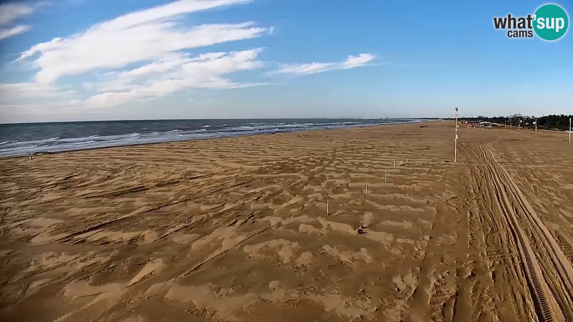 La plage de Bibione webcam en direct | Italien