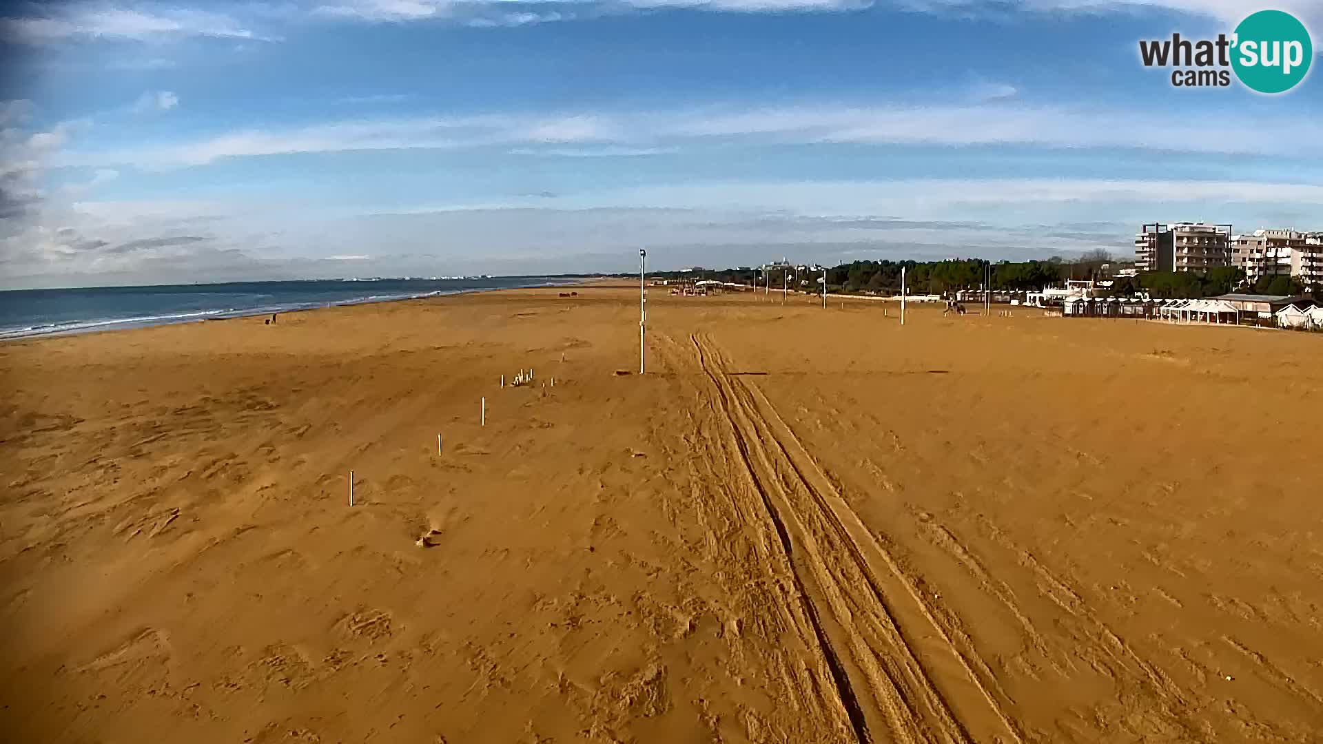 La plage de Bibione webcam en direct | Italien
