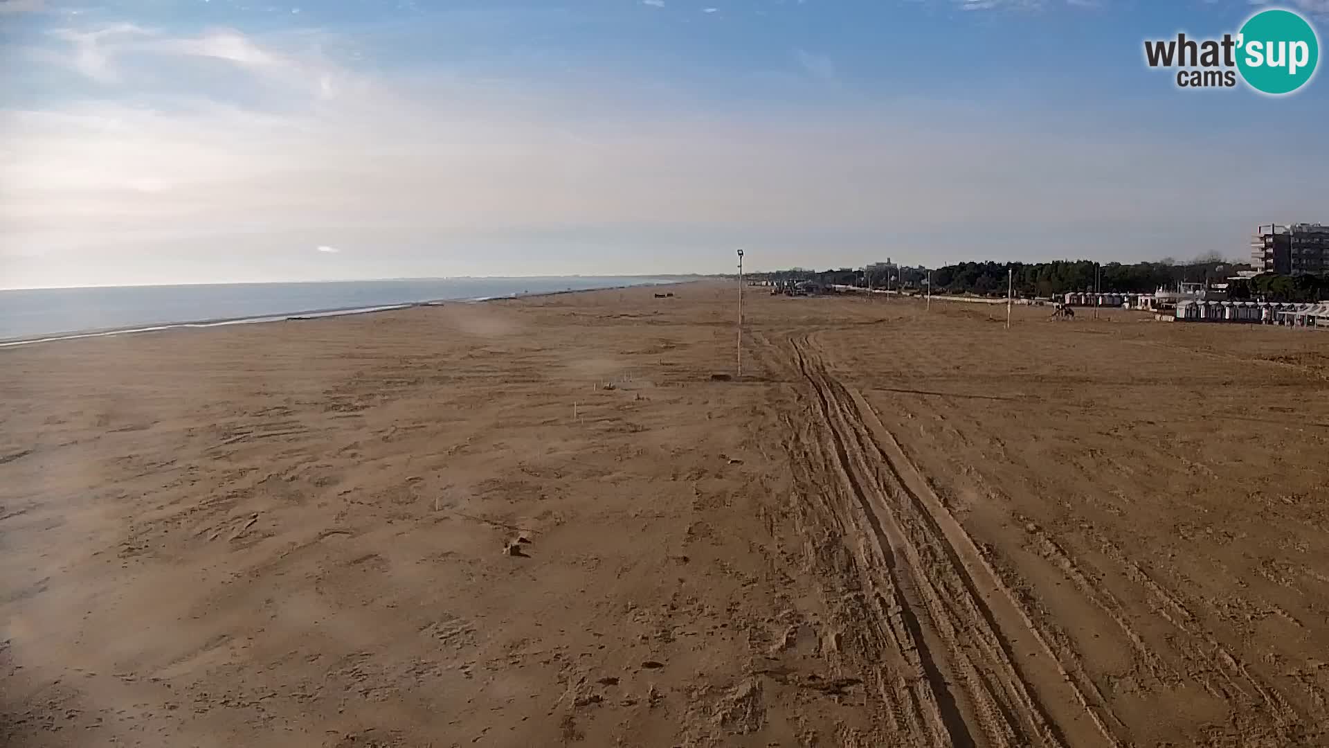 La plage de Bibione webcam en direct | Italien