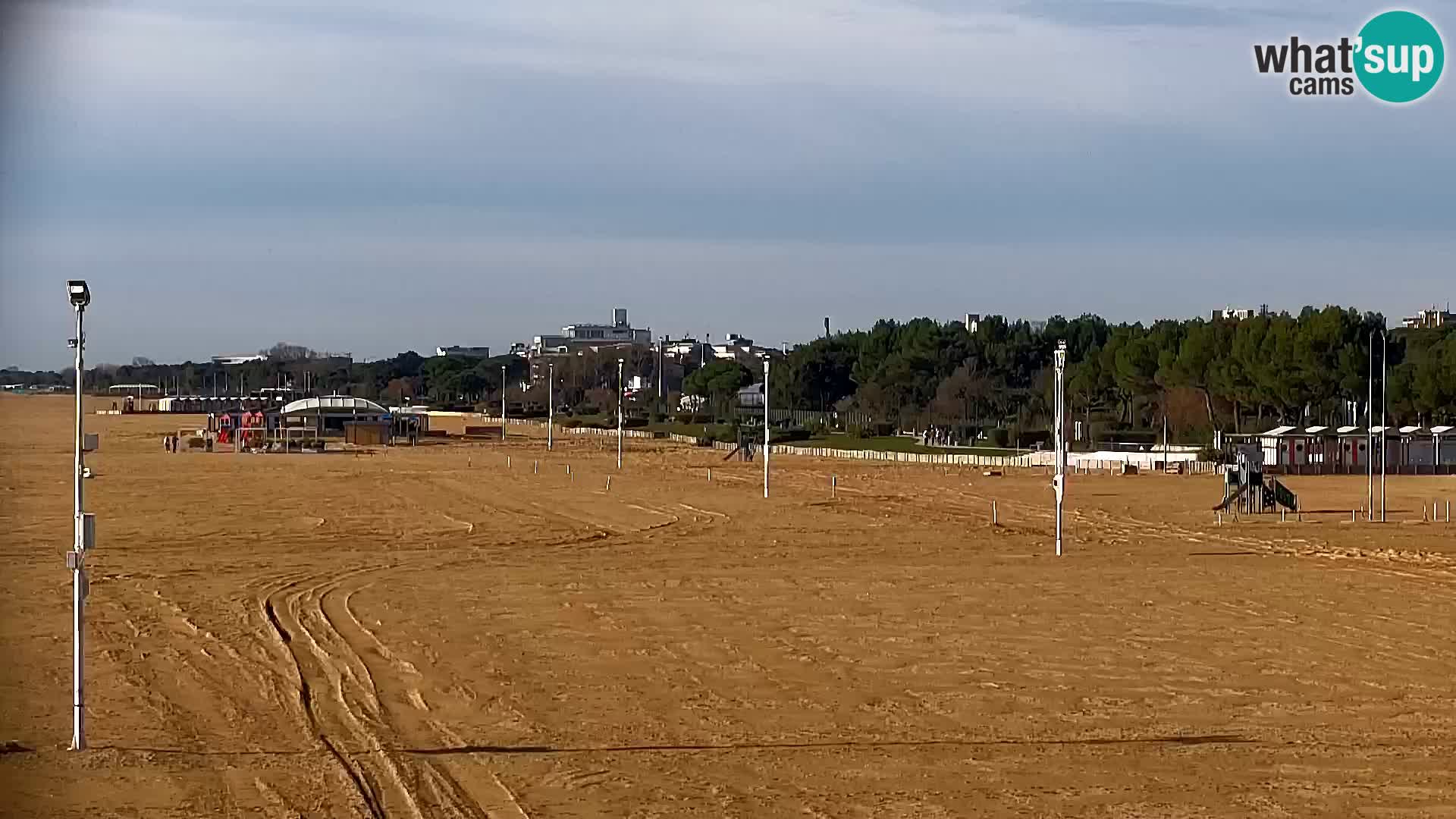 La plage de Bibione webcam en direct | Italien