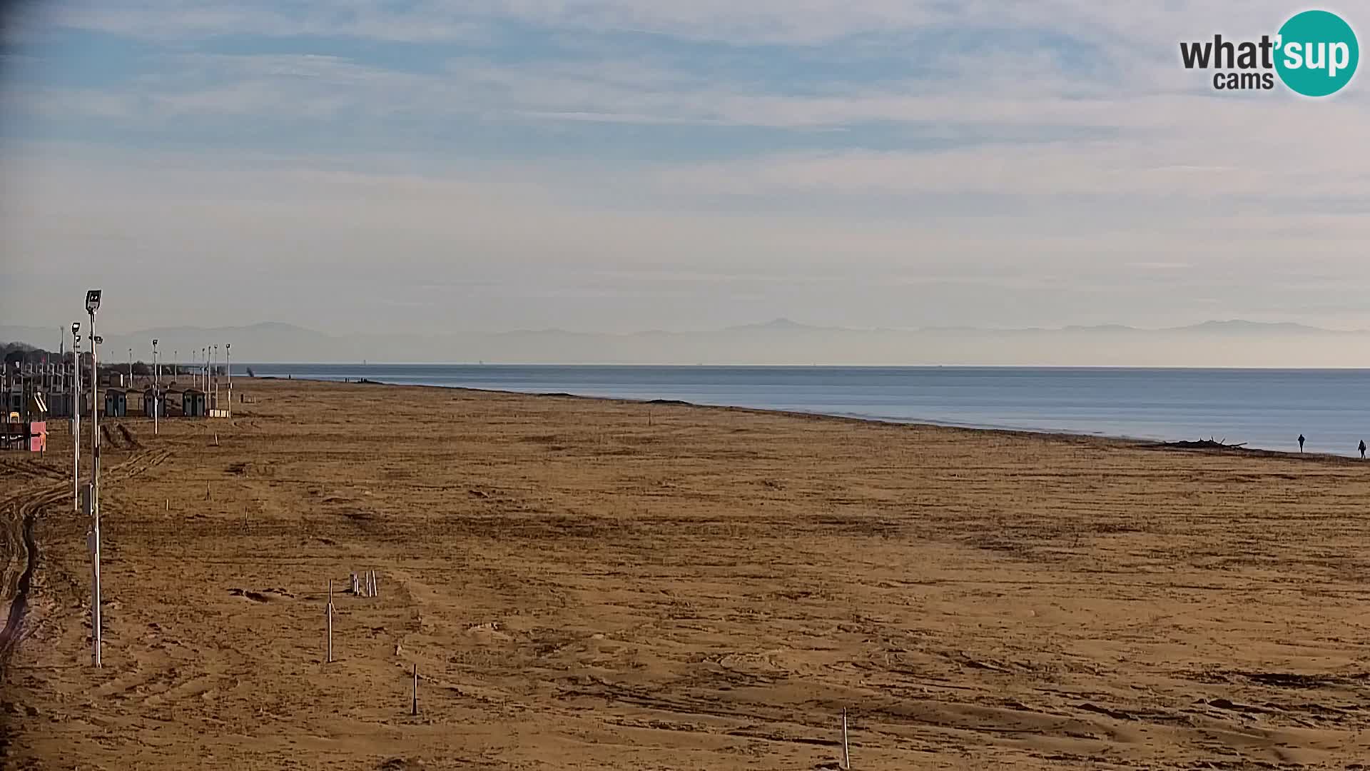 La plage de Bibione webcam en direct | Italien