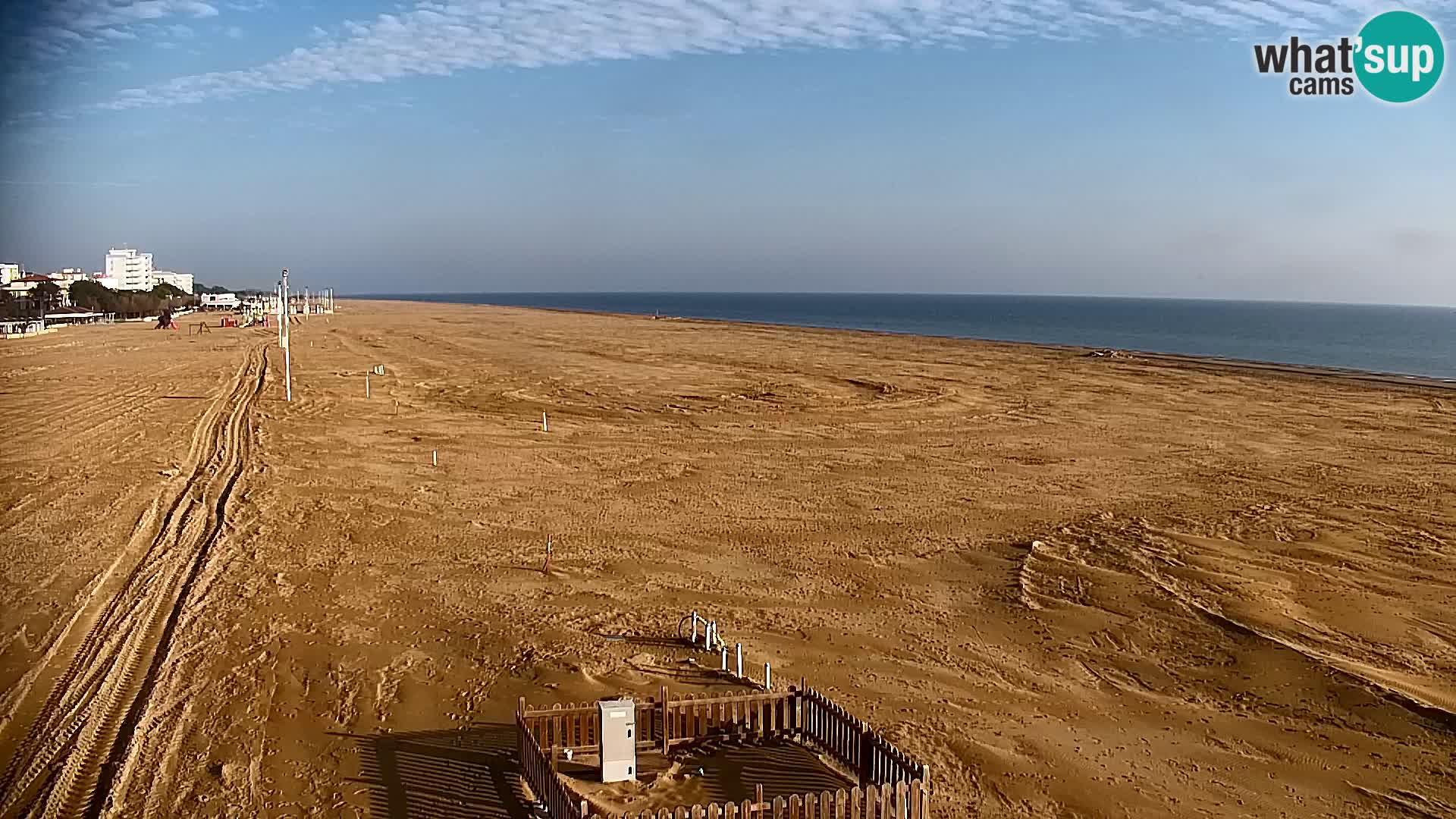 La plage de Bibione webcam en direct | Italien