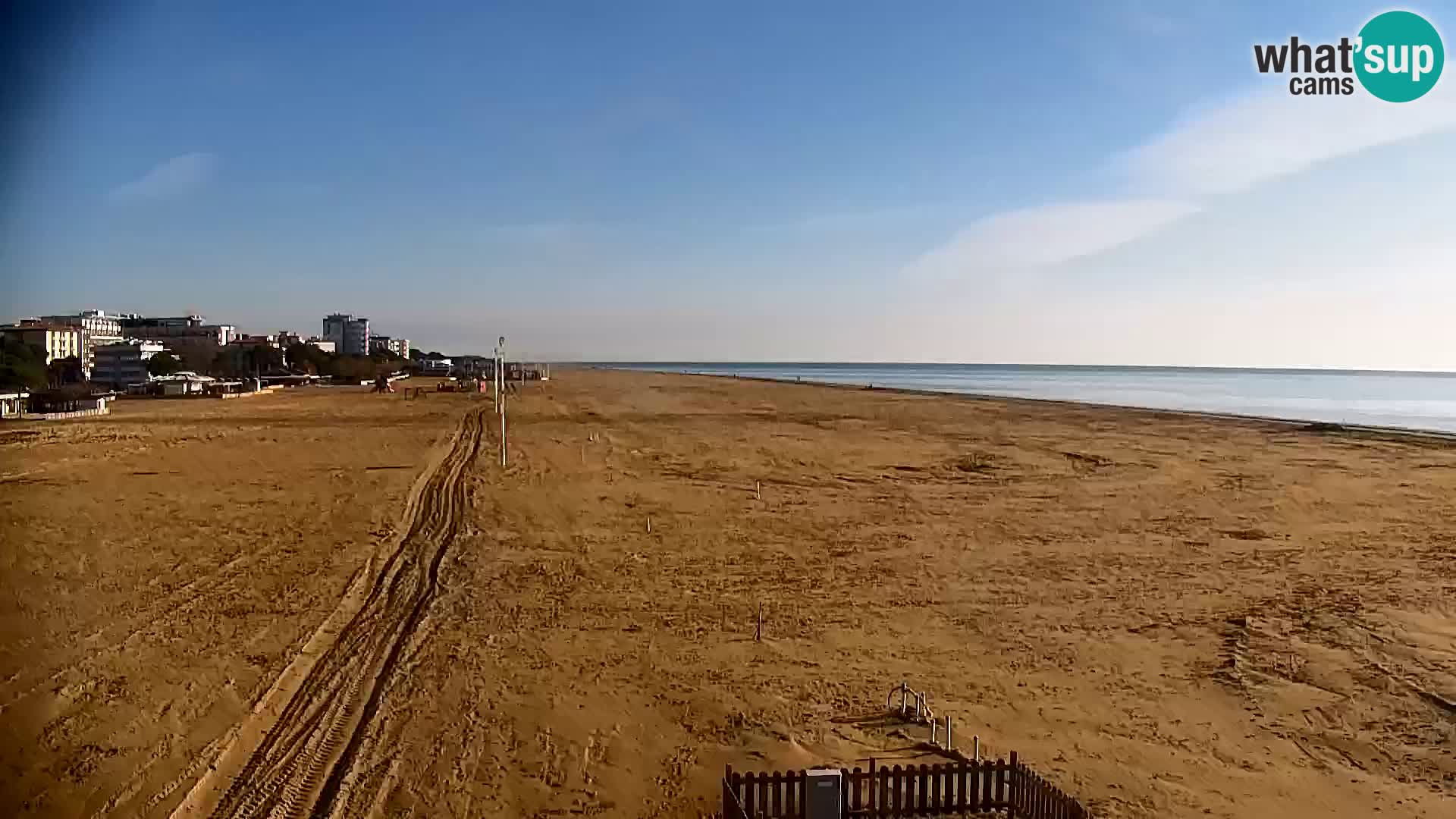 La plage de Bibione webcam en direct | Italien