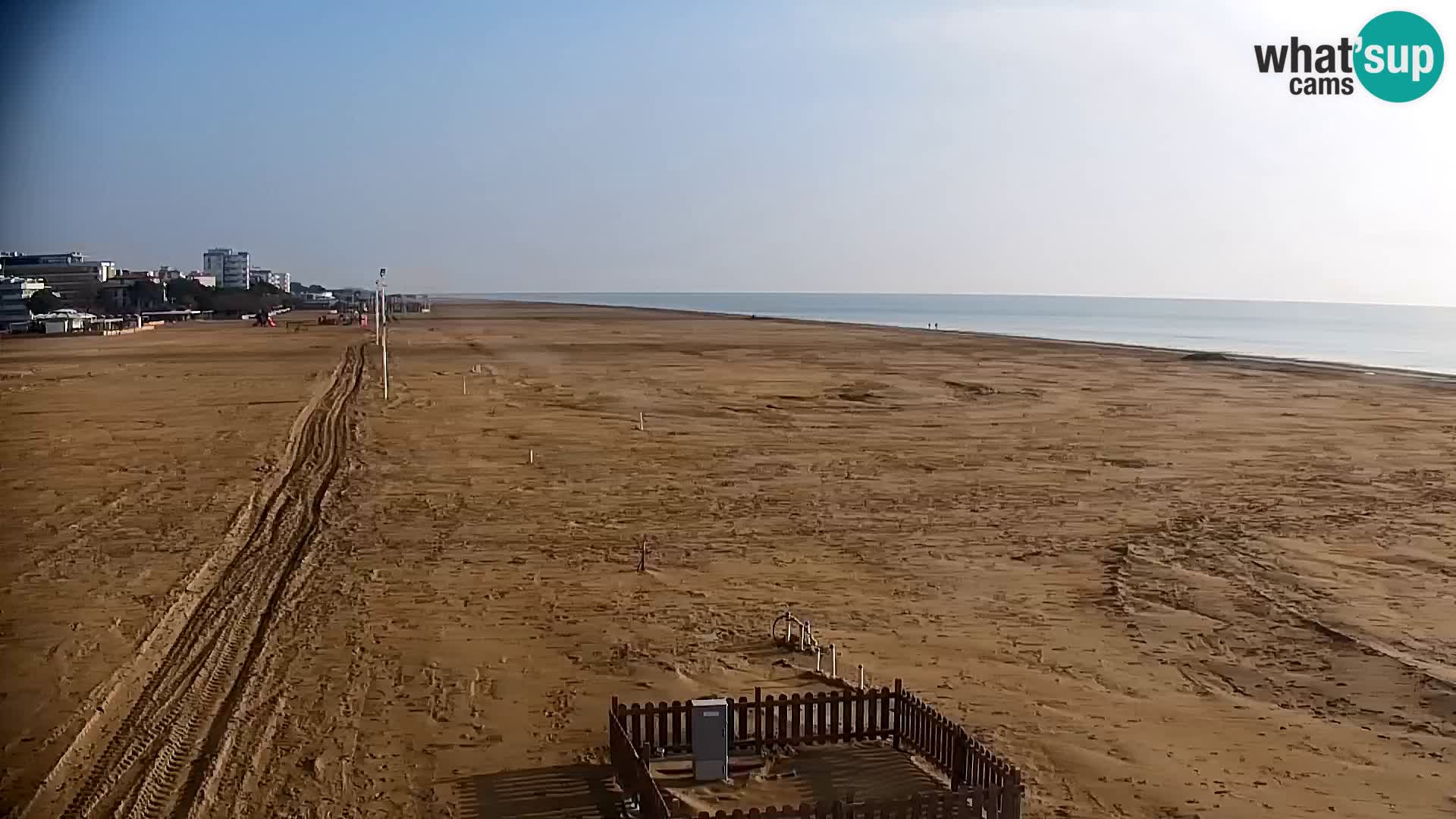 La plage de Bibione webcam en direct | Italien