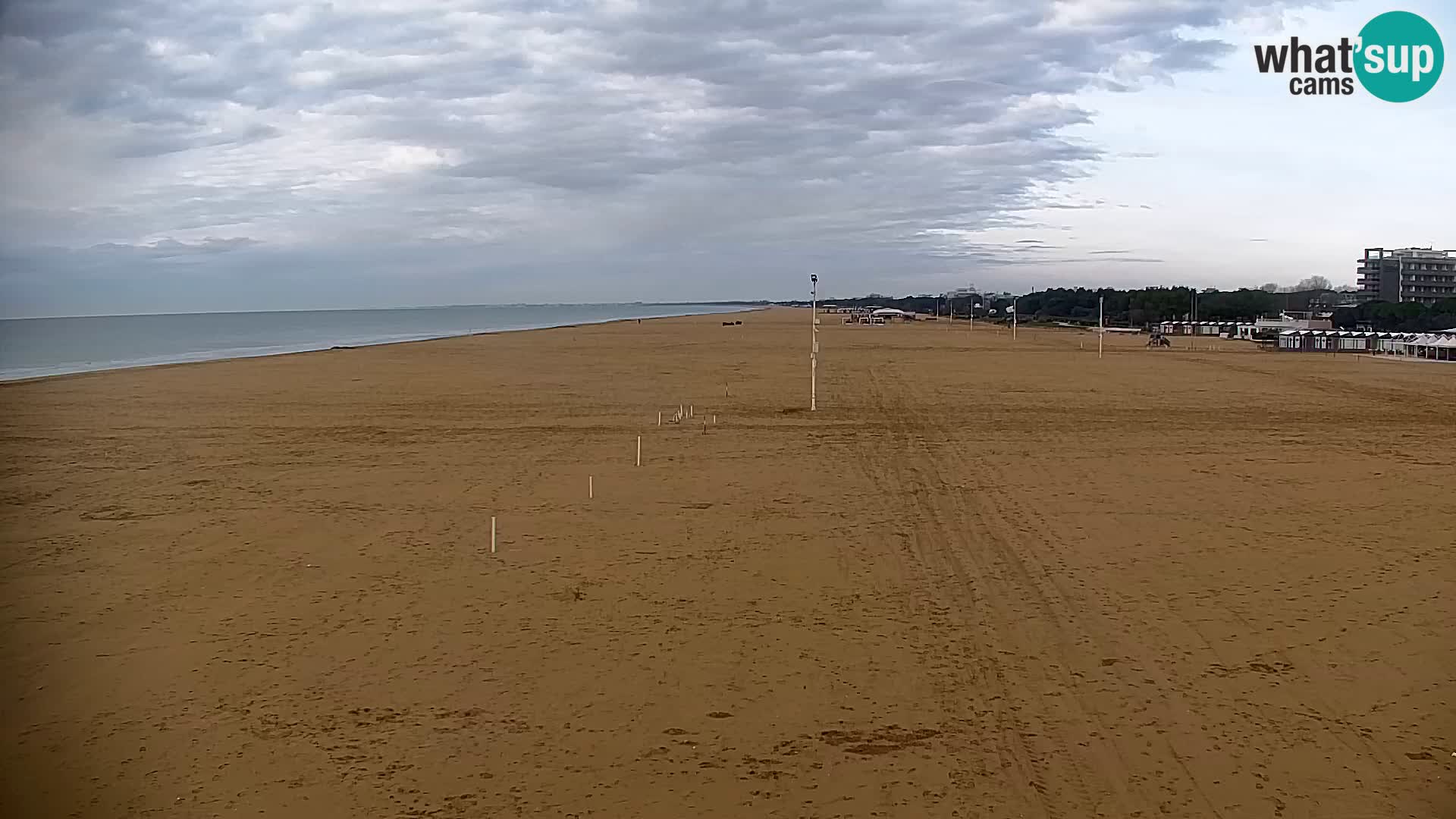 La plage de Bibione webcam en direct | Italien