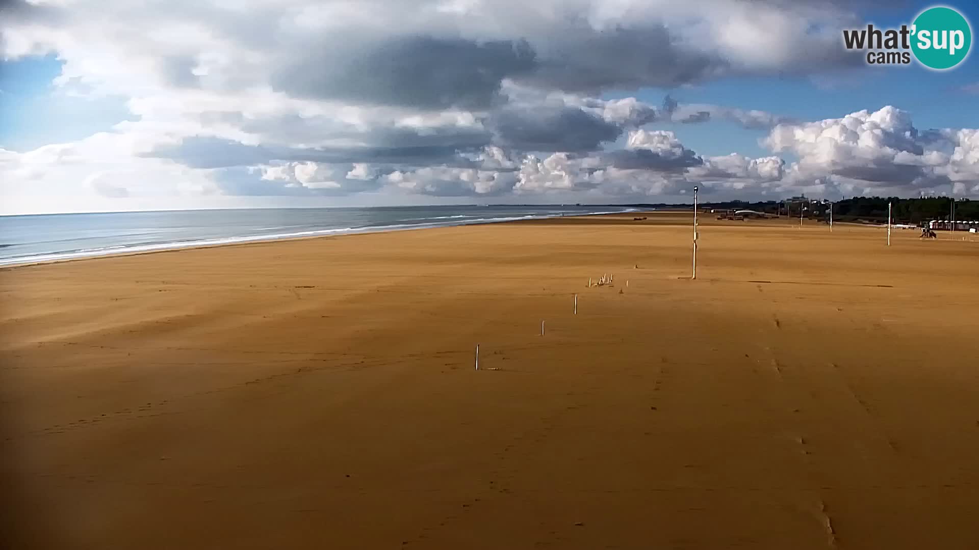 La plage de Bibione webcam en direct | Italien