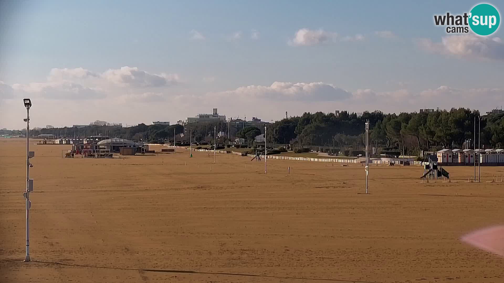 La plage de Bibione webcam en direct | Italien