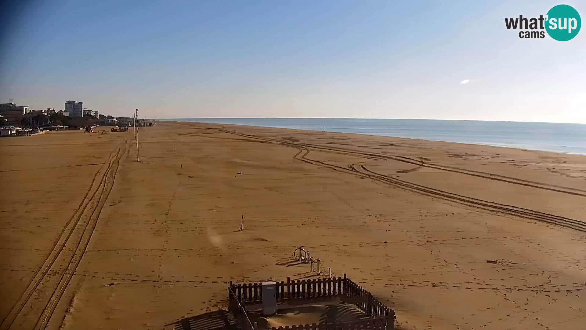 La plage de Bibione webcam en direct | Italien