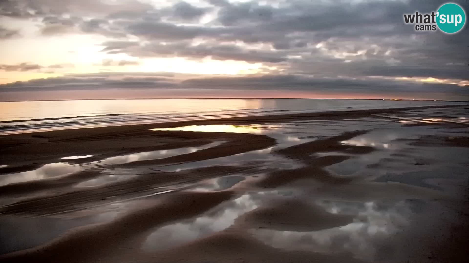 La plage de Bibione webcam en direct | Italien