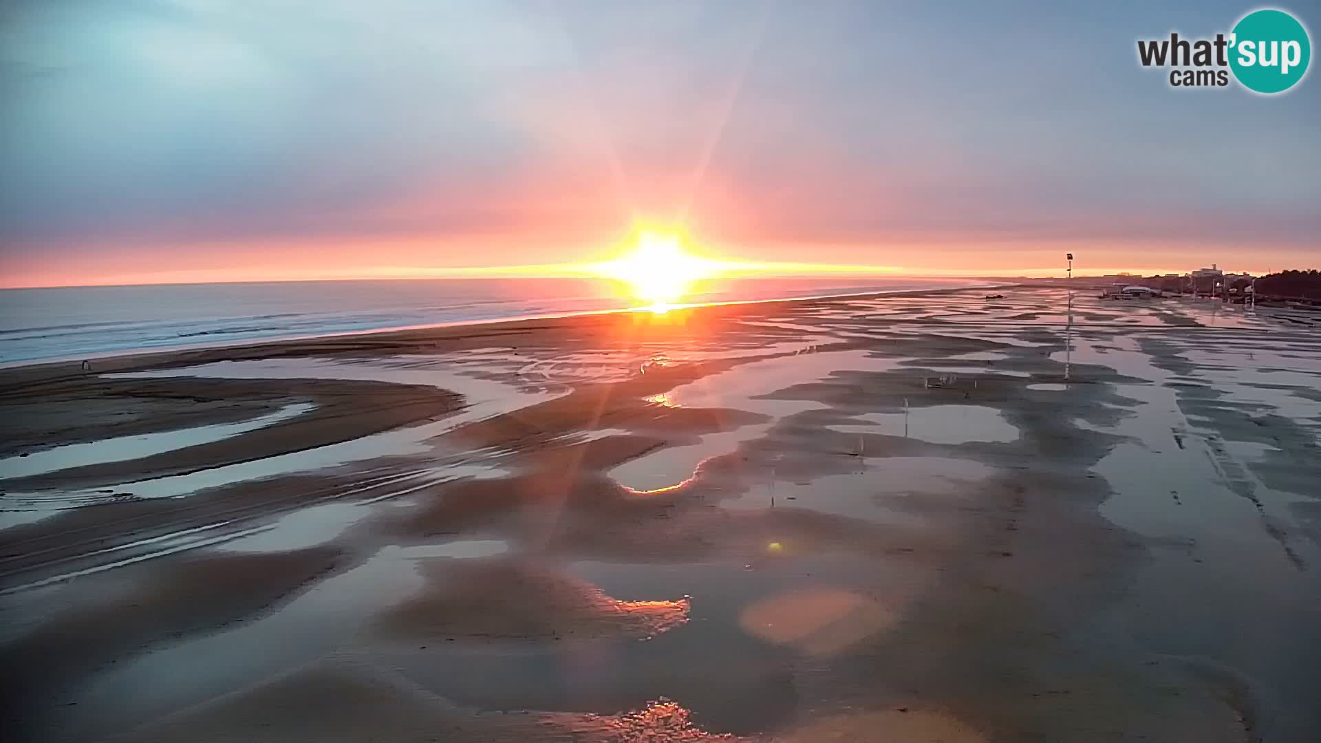 La plage de Bibione webcam en direct | Italien