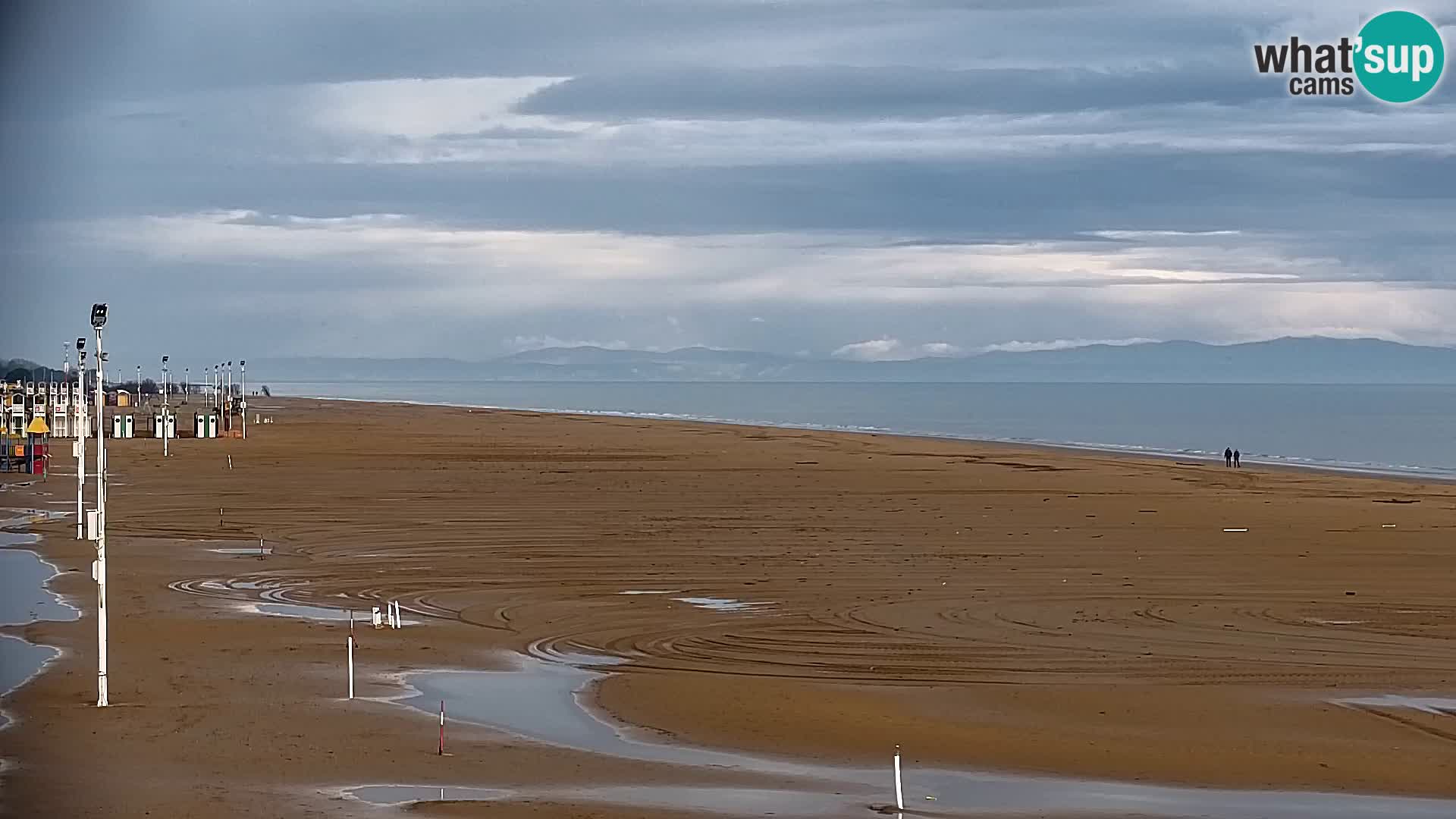 La plage de Bibione webcam en direct | Italien