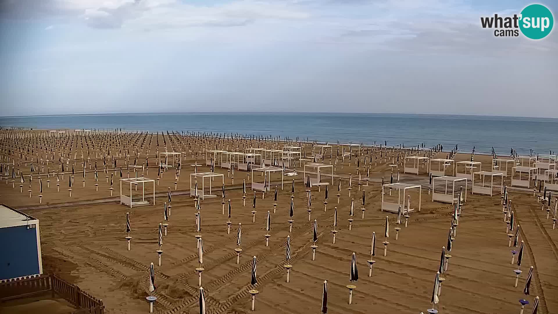 La plage de Bibione webcam en direct | Italien