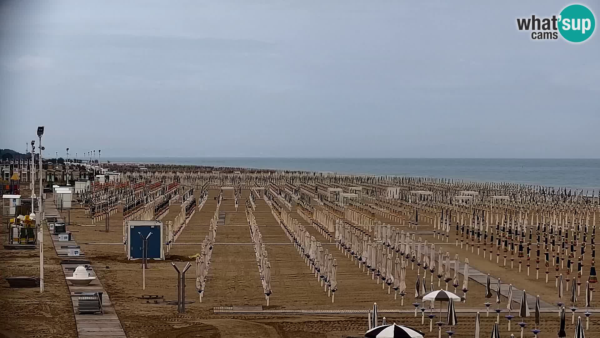 La plage de Bibione webcam en direct | Italien