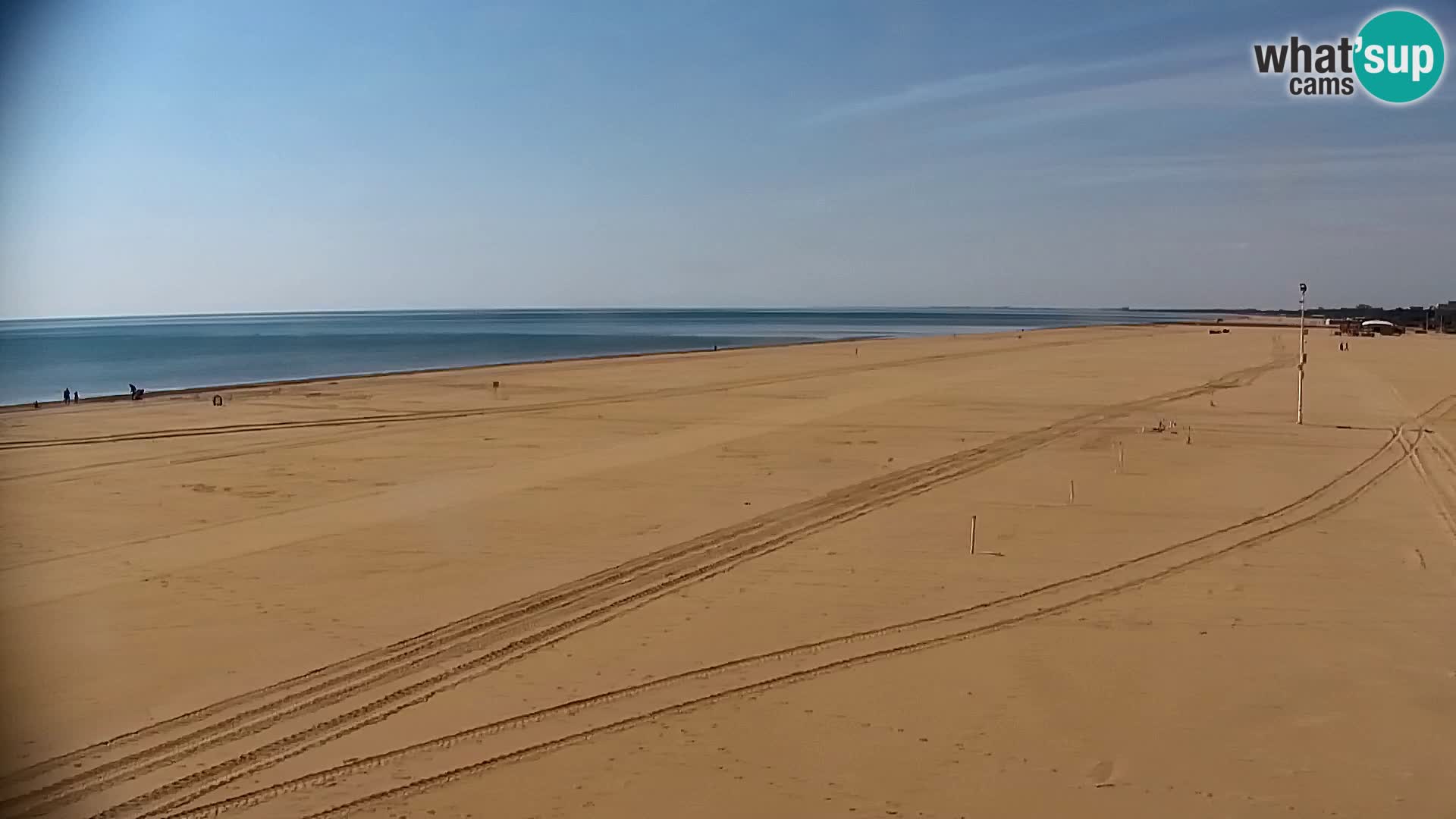 La plage de Bibione webcam en direct | Italien