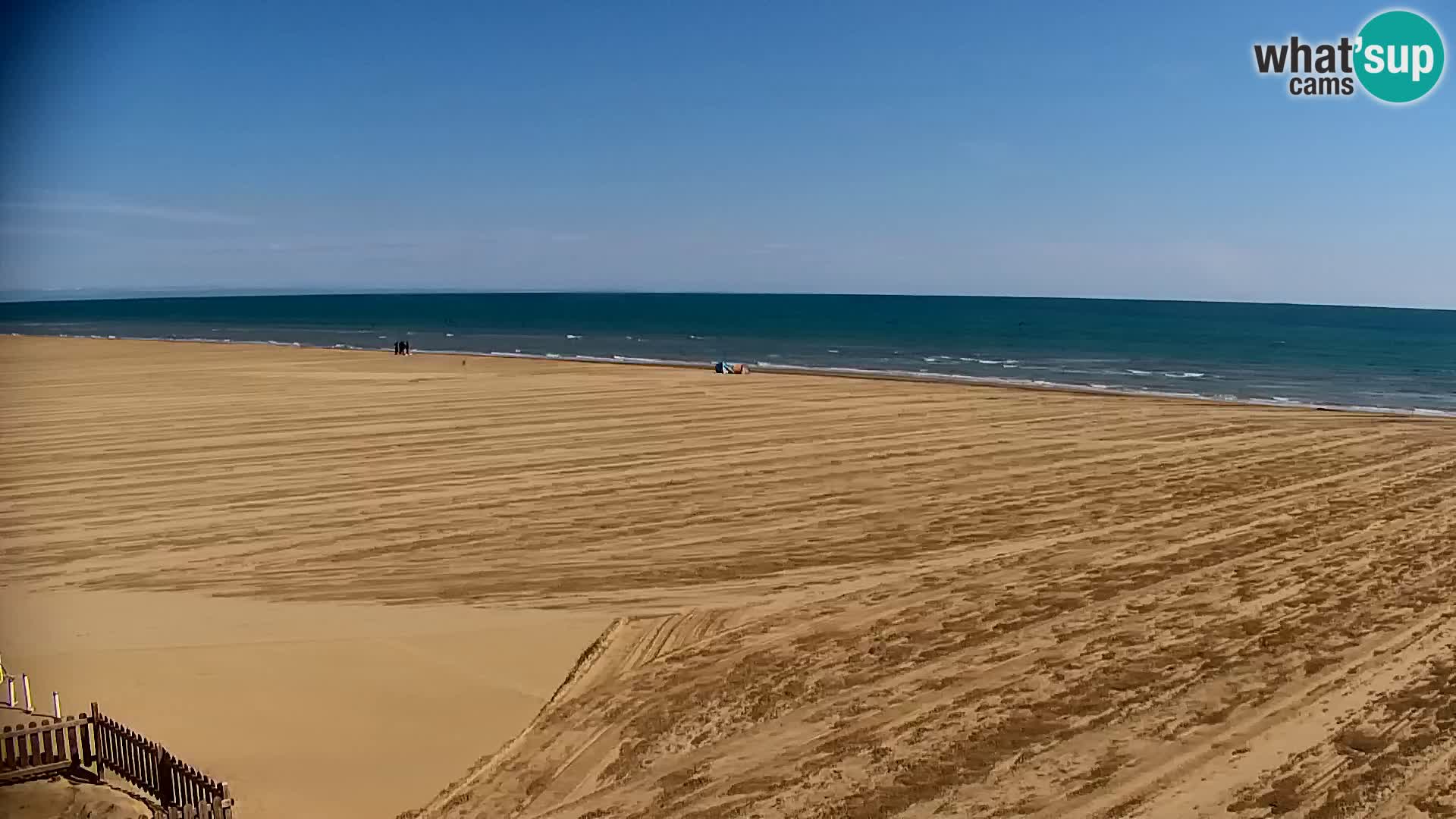 La plage de Bibione webcam en direct | Italien