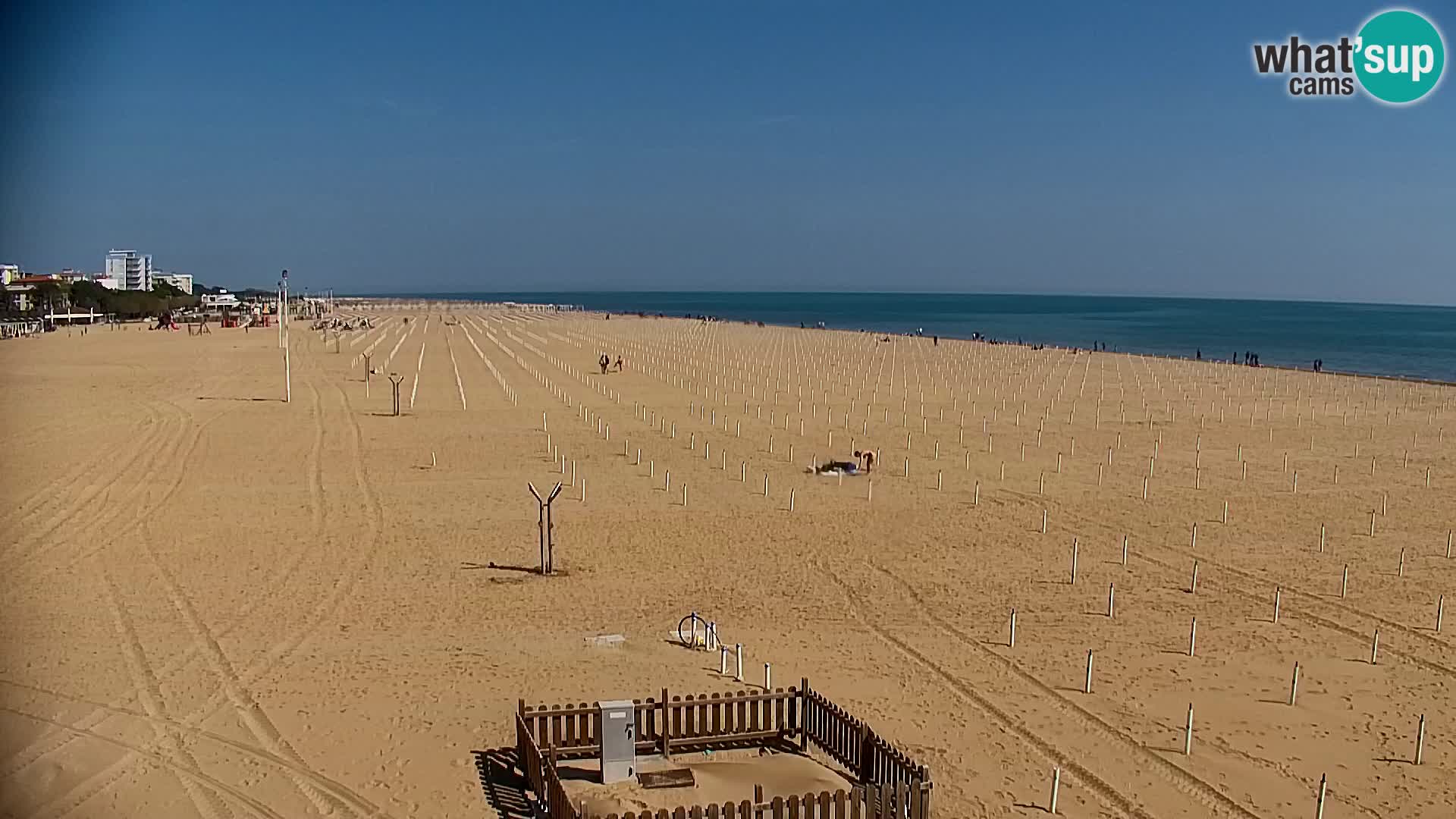 La plage de Bibione webcam en direct | Italien