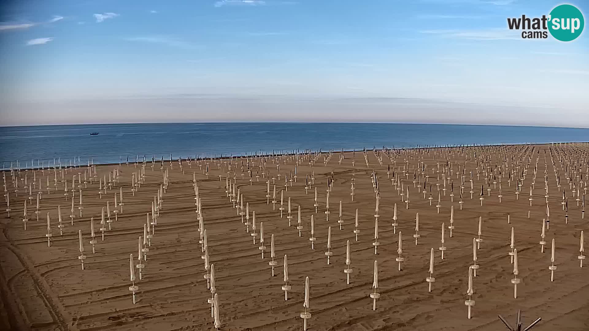 La plage de Bibione webcam en direct | Italien
