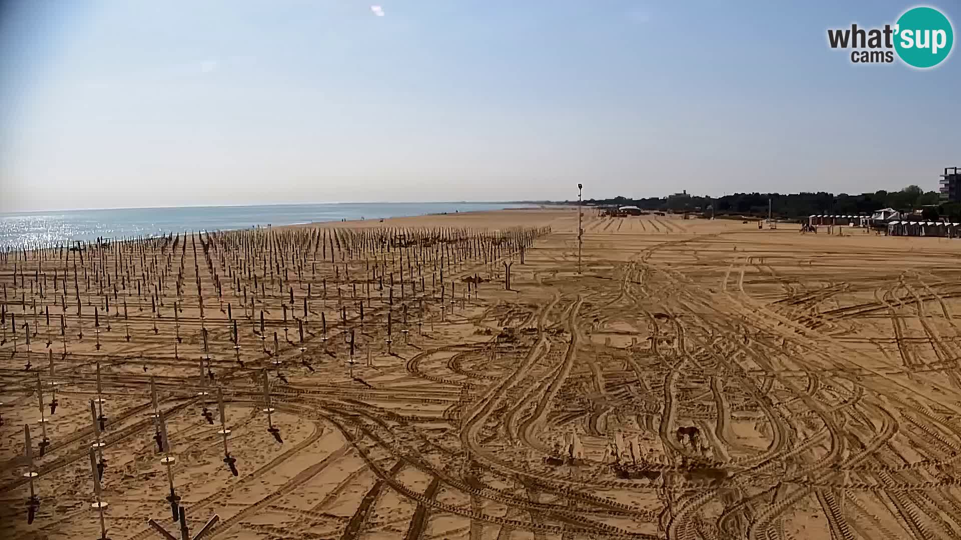 La plage de Bibione webcam en direct | Italien