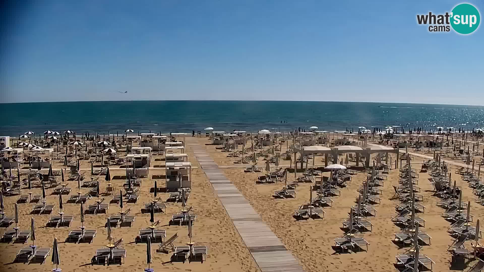 La plage de Bibione webcam en direct | Italien