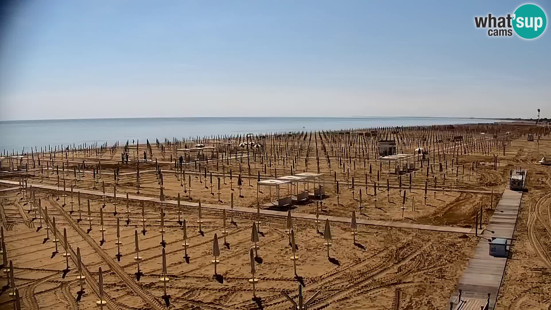 La plage de Bibione webcam en direct | Italien