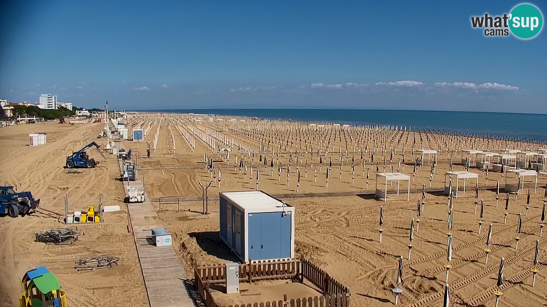 La plage de Bibione webcam en direct | Italien