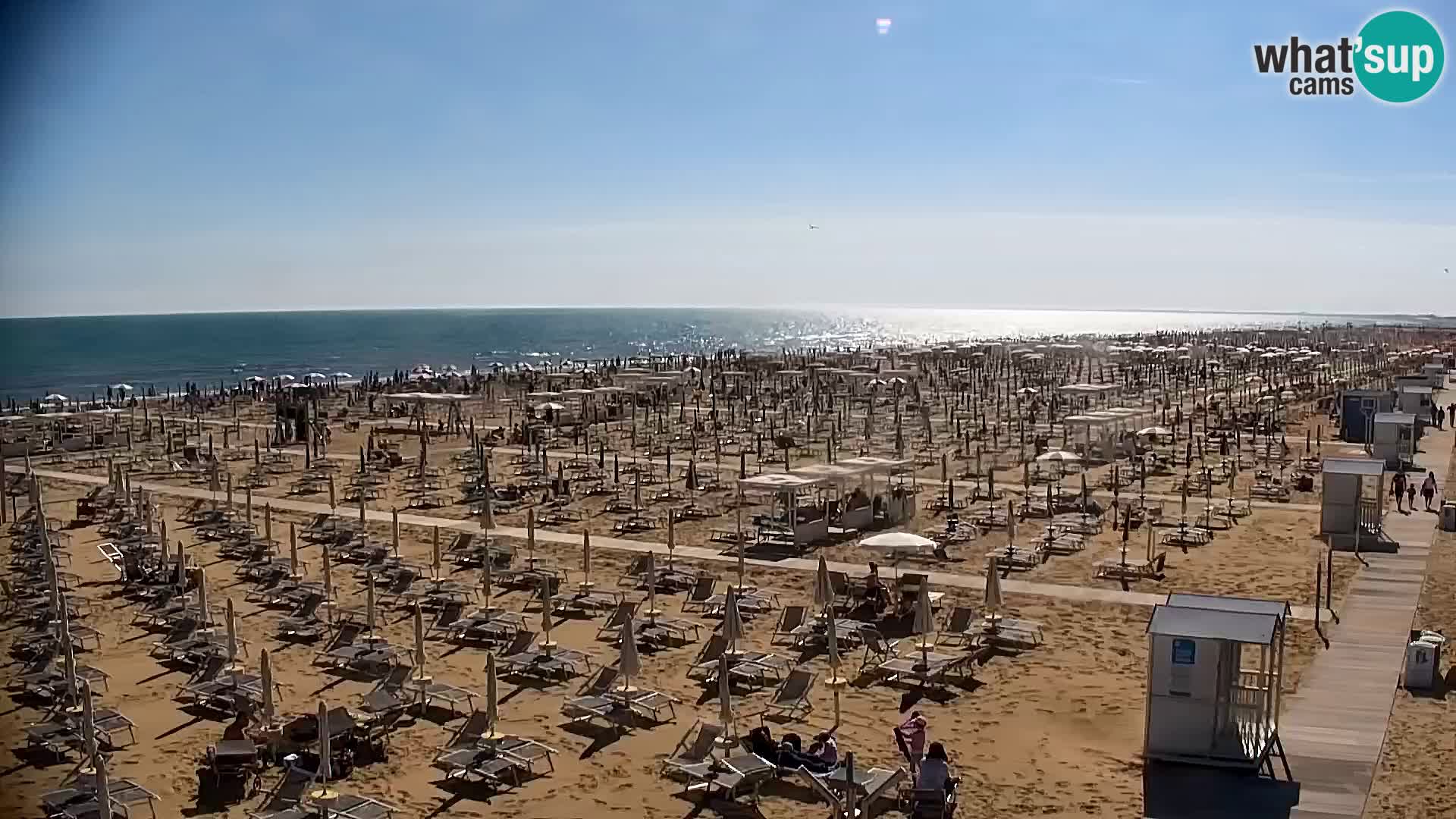 La plage de Bibione webcam en direct | Italien