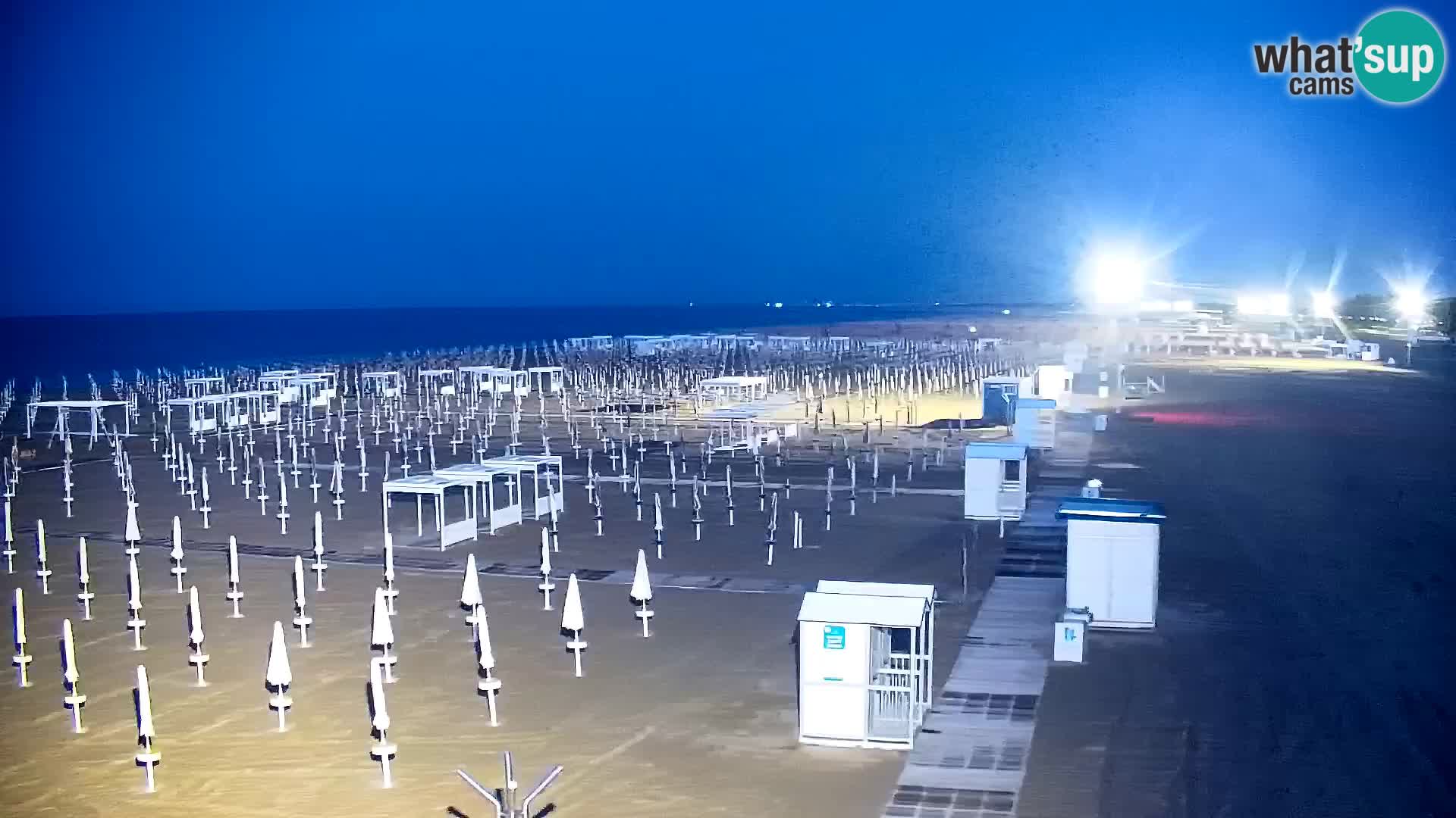 La plage de Bibione webcam en direct | Italien