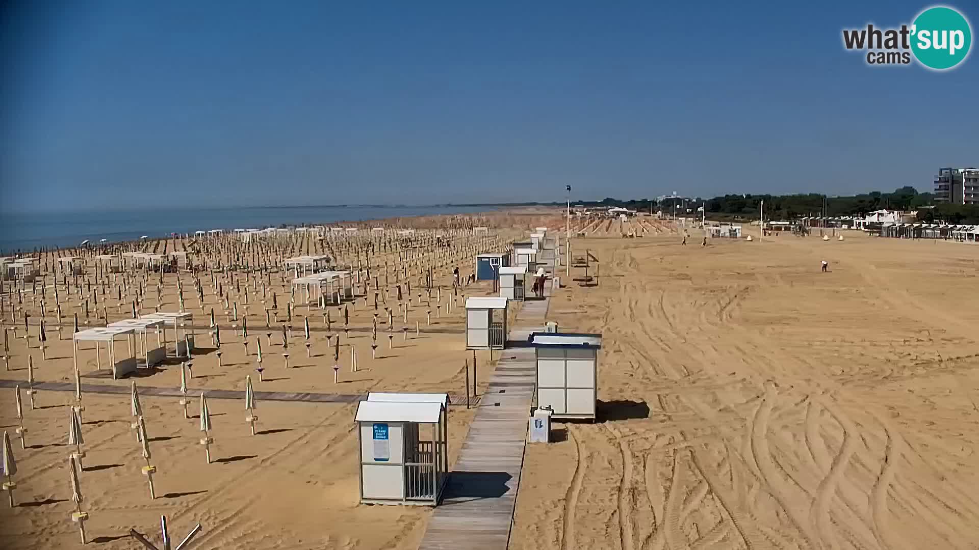 La plage de Bibione webcam en direct | Italien