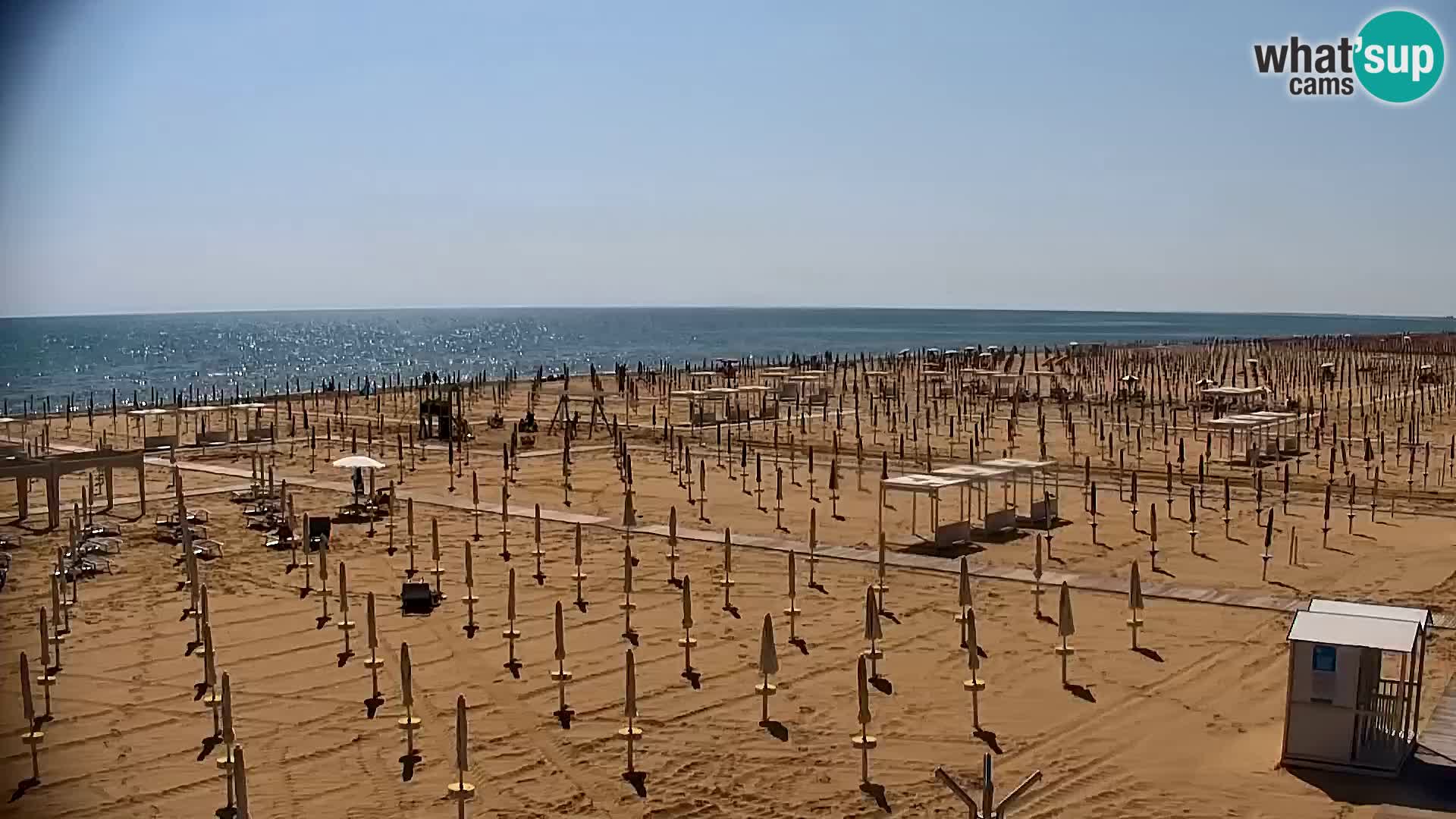 La plage de Bibione webcam en direct | Italien