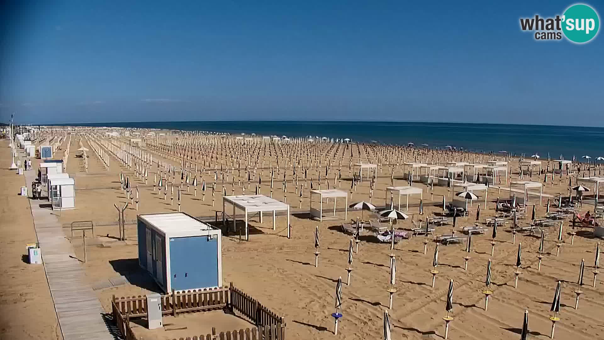 La plage de Bibione webcam en direct | Italien