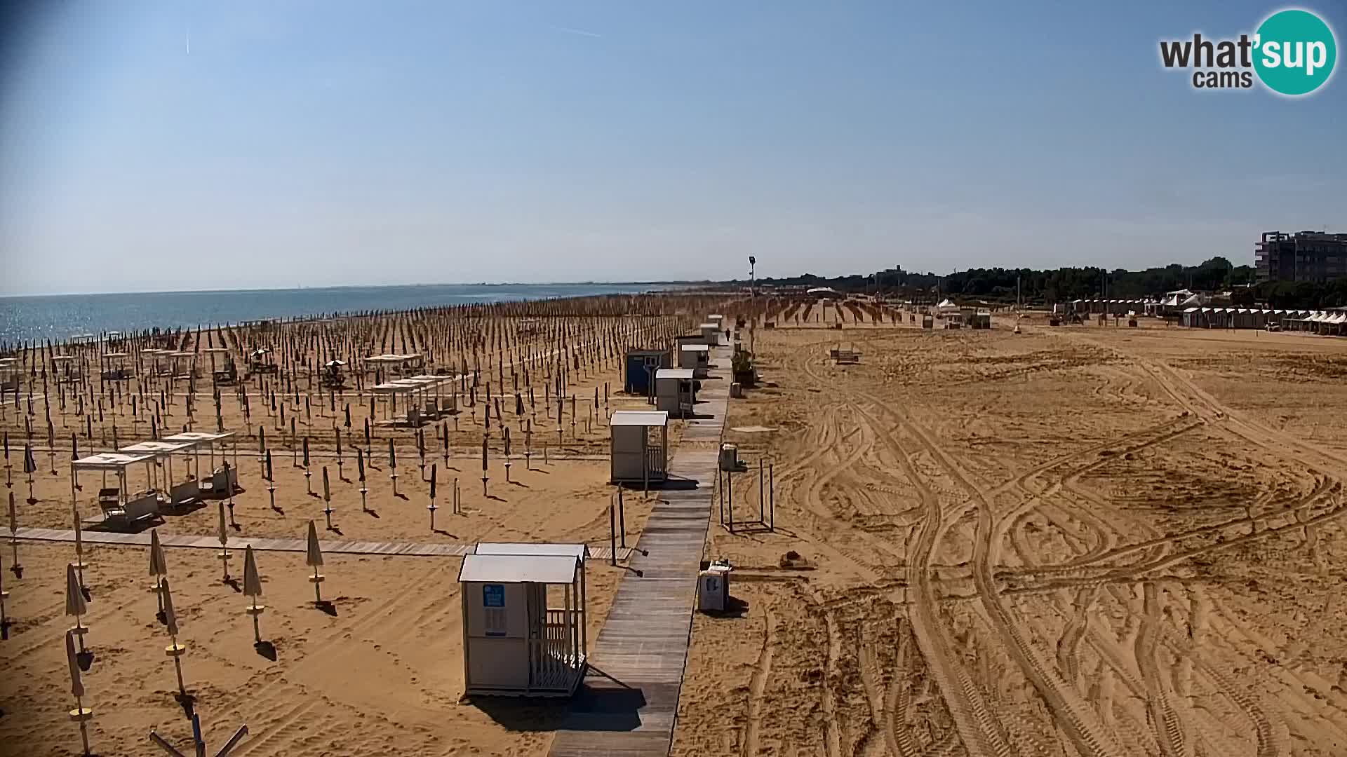 La plage de Bibione webcam en direct | Italien
