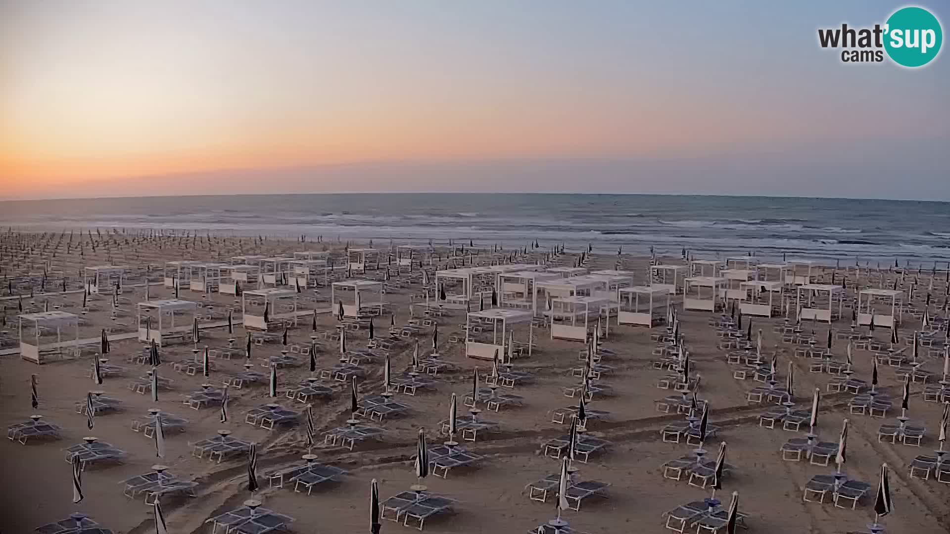La plage de Bibione webcam en direct | Italien