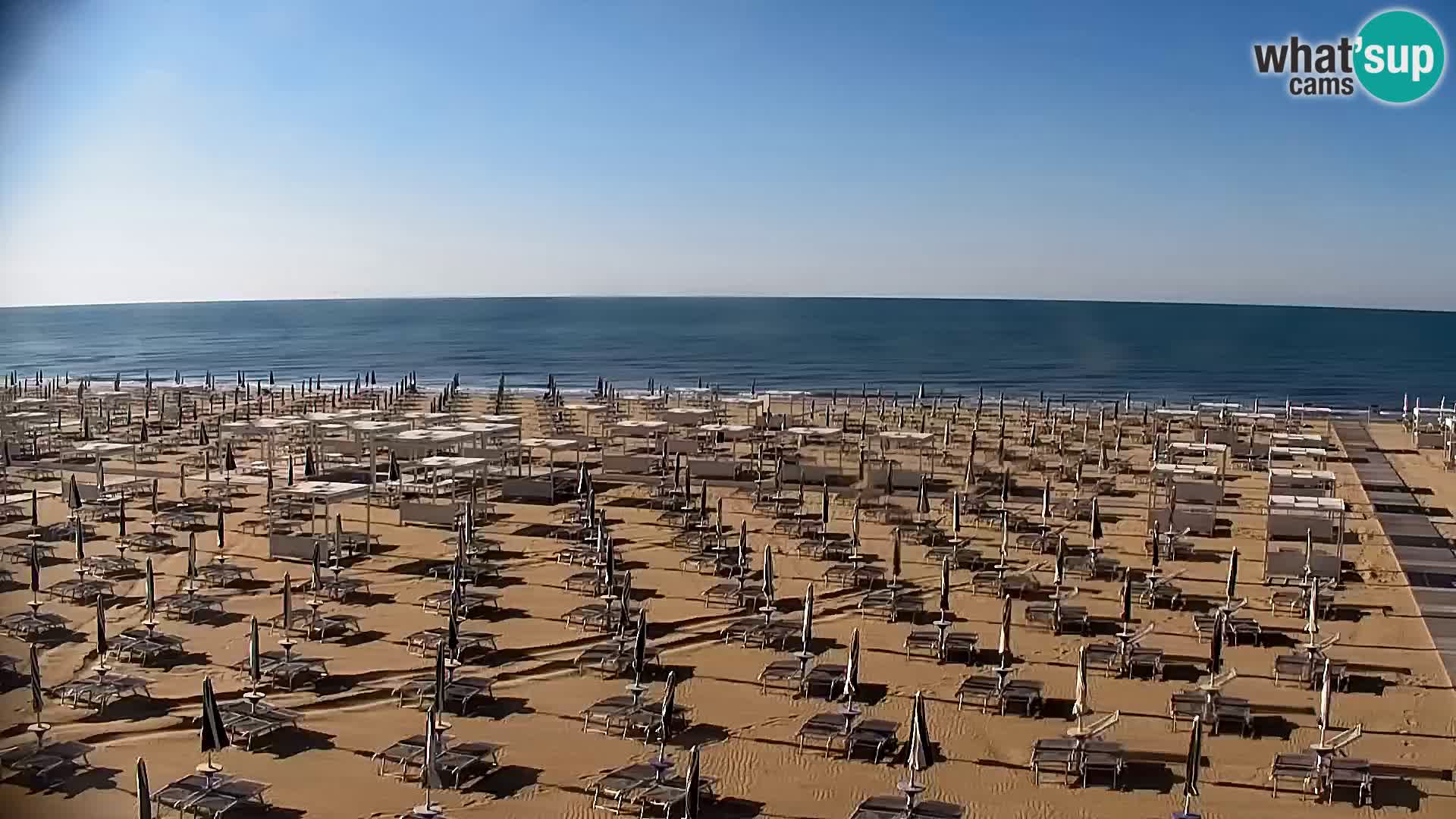 La plage de Bibione webcam en direct | Italien