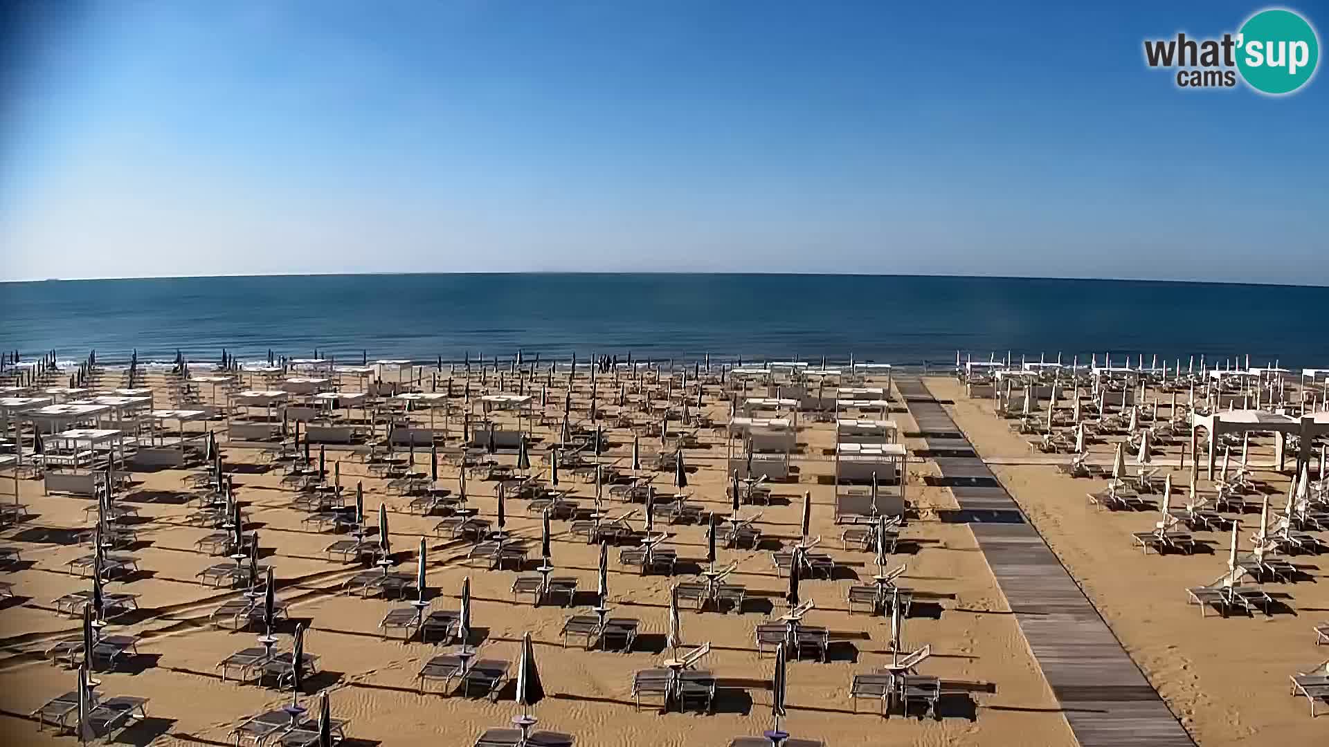 La plage de Bibione webcam en direct | Italien