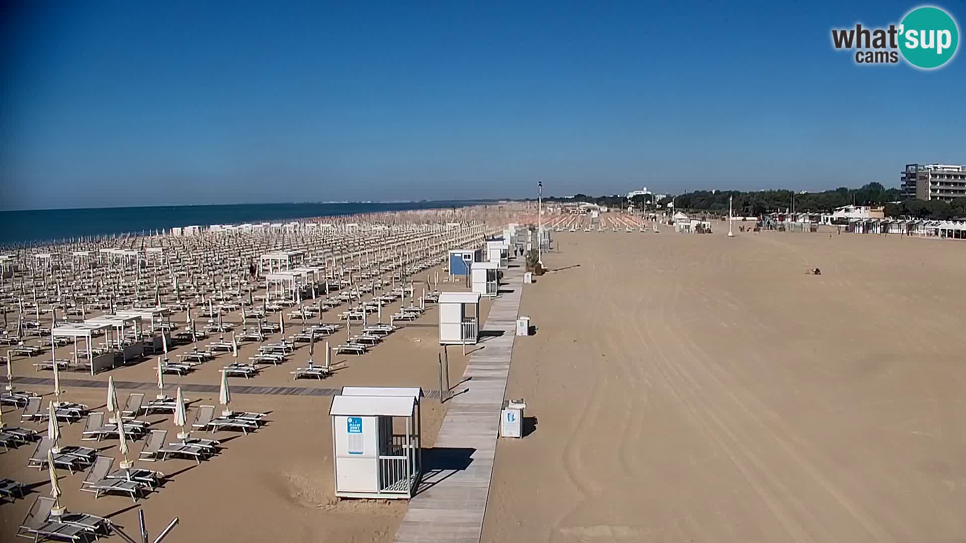 La plage de Bibione webcam en direct | Italien