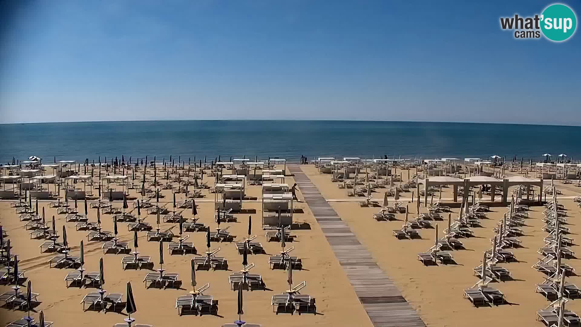 La plage de Bibione webcam en direct | Italien
