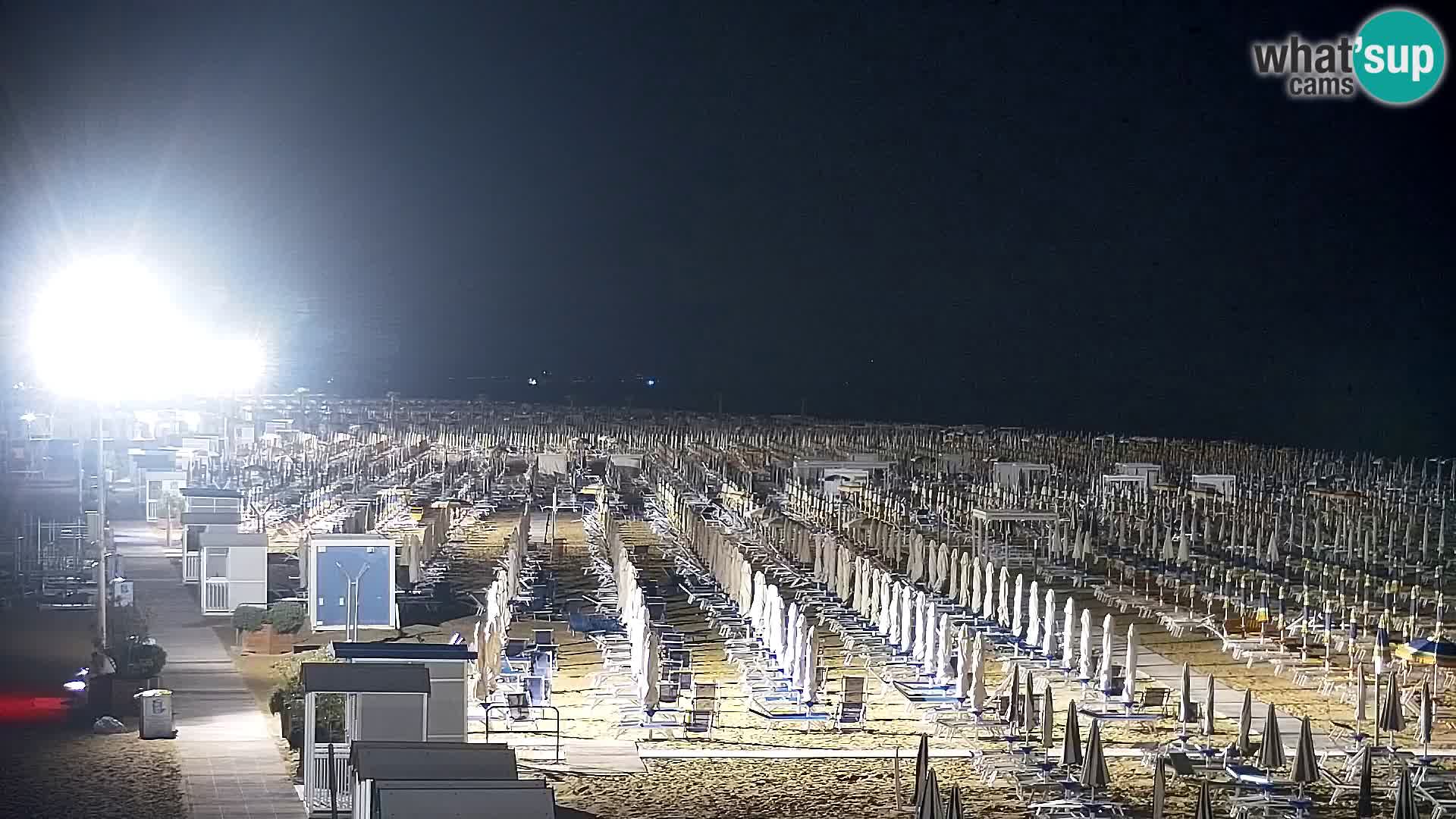 La plage de Bibione webcam en direct | Italien