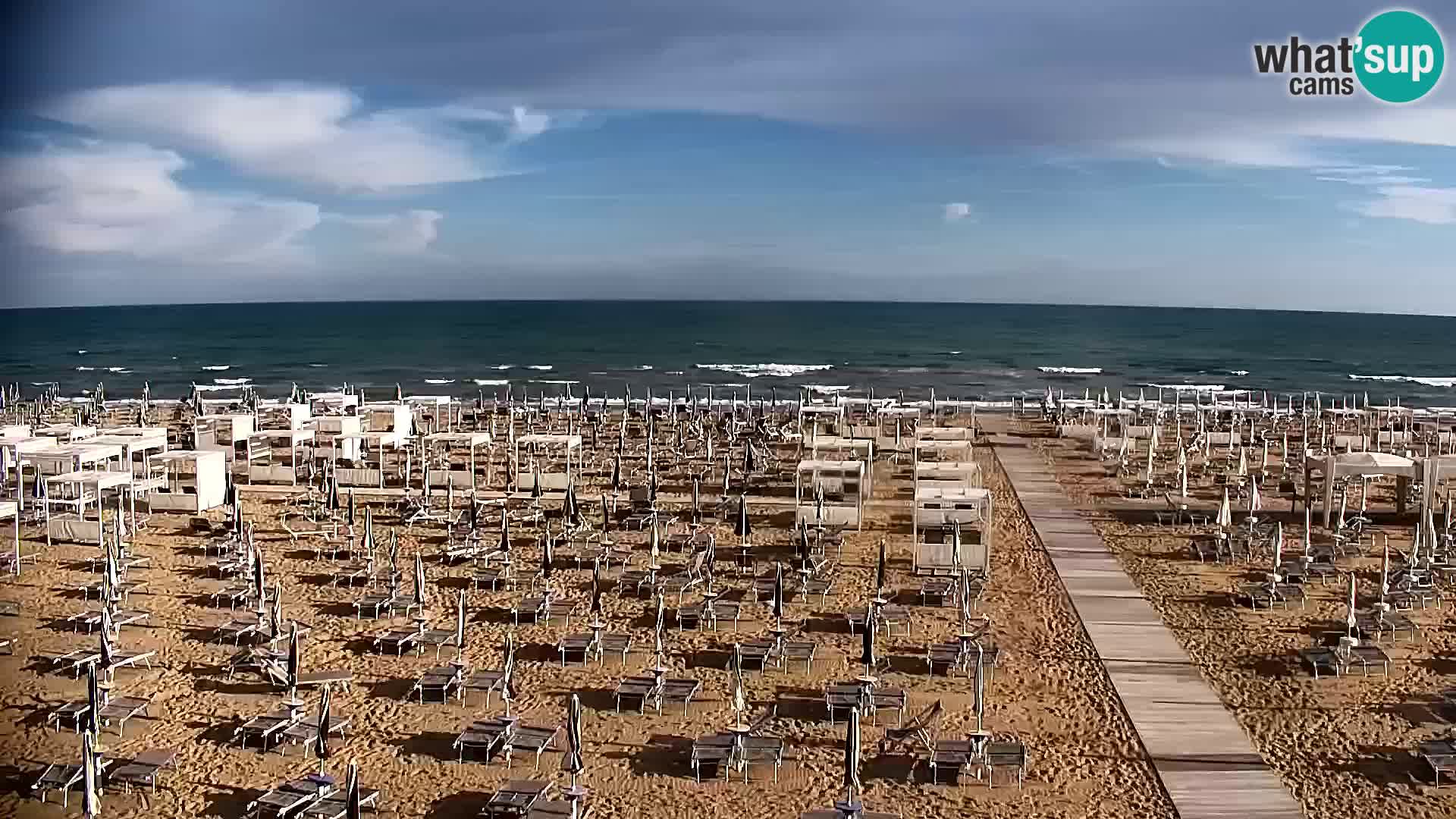 La plage de Bibione webcam en direct | Italien