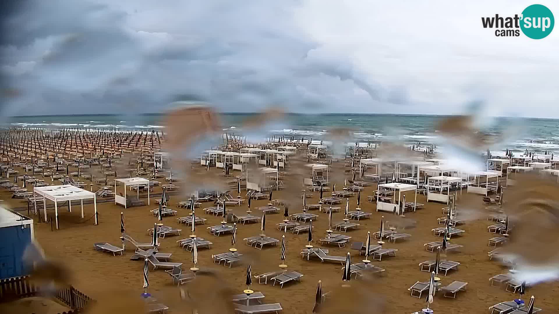 La plage de Bibione webcam en direct | Italien