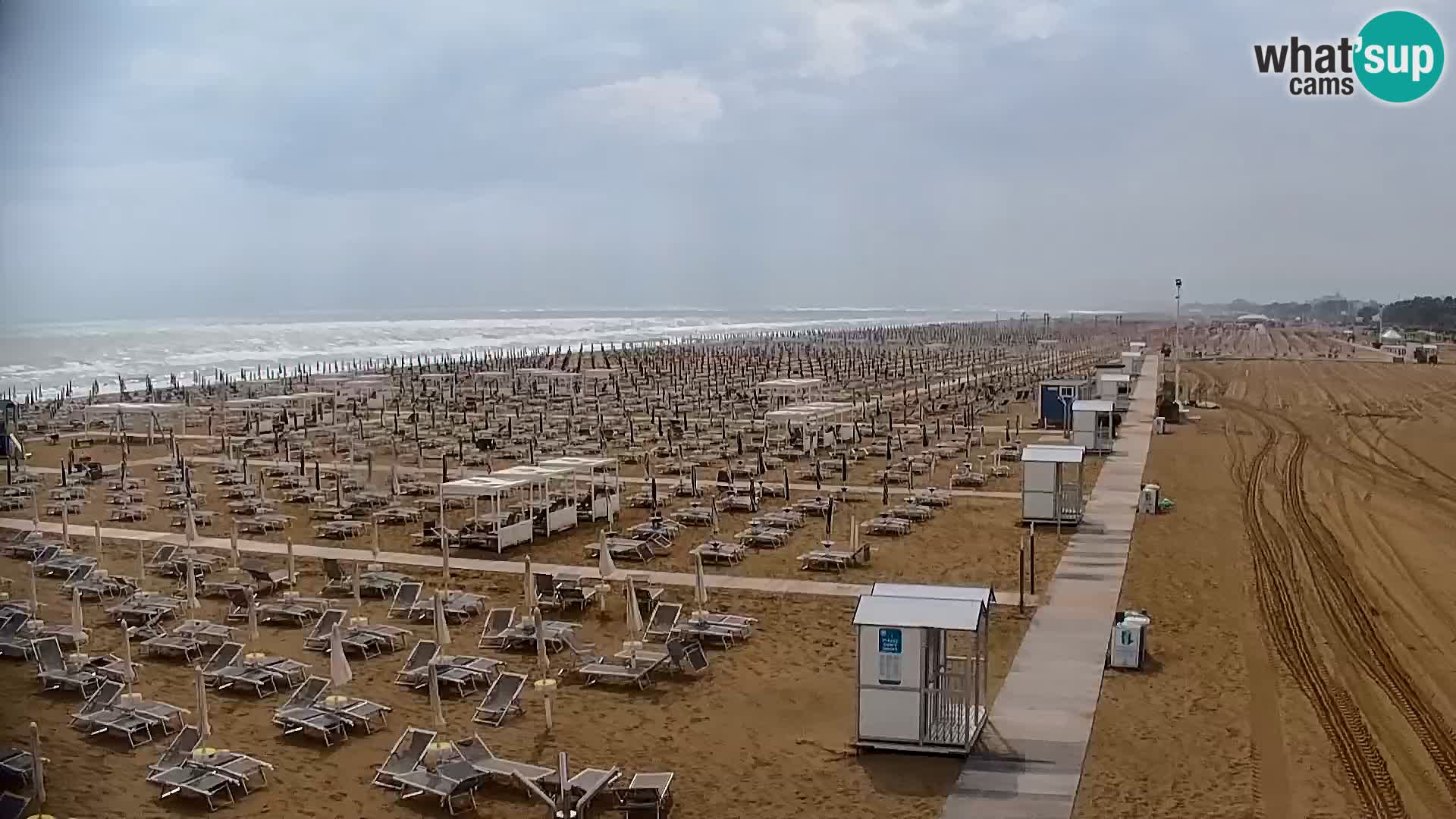 La plage de Bibione webcam en direct | Italien