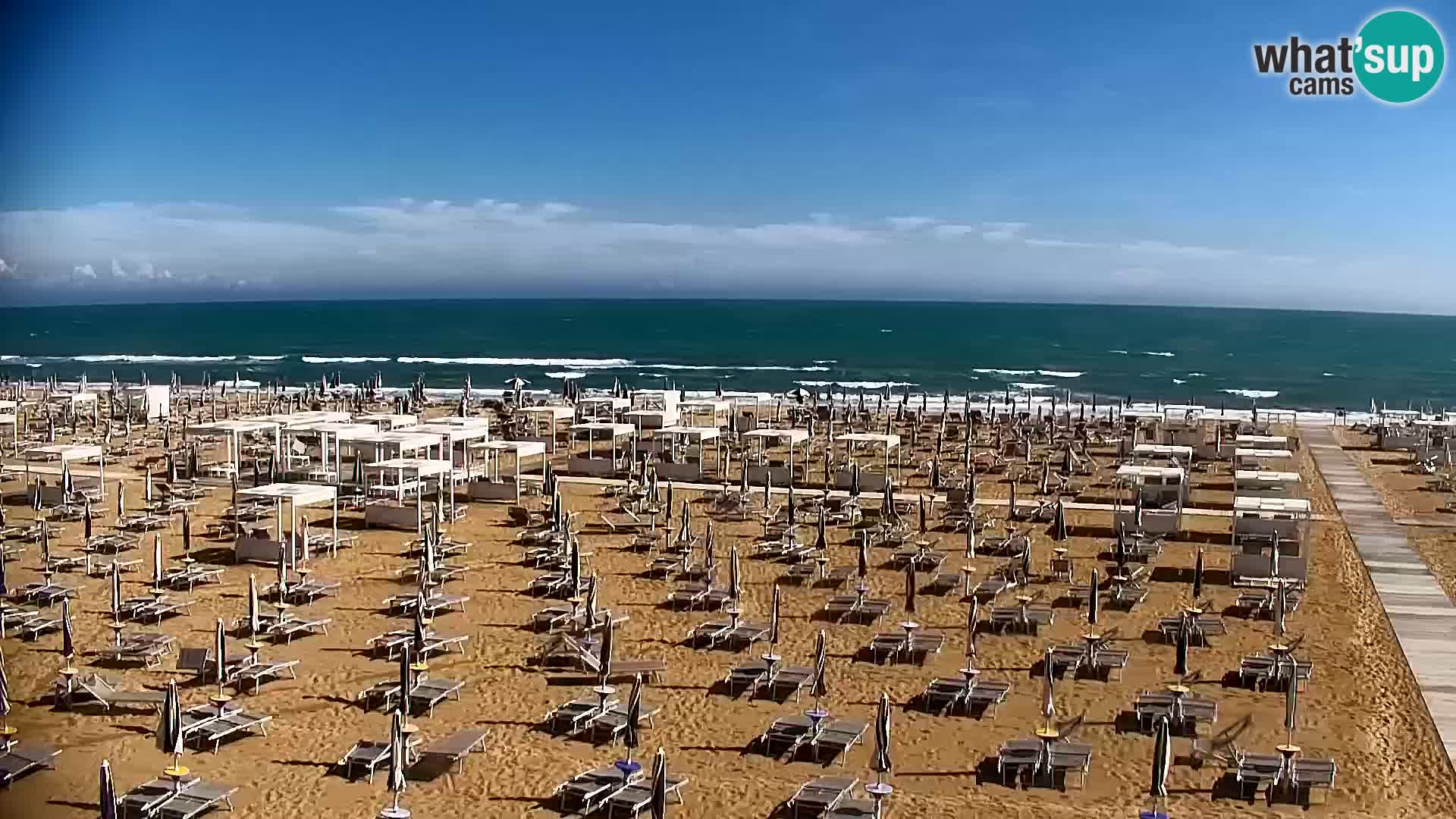 La plage de Bibione webcam en direct | Italien