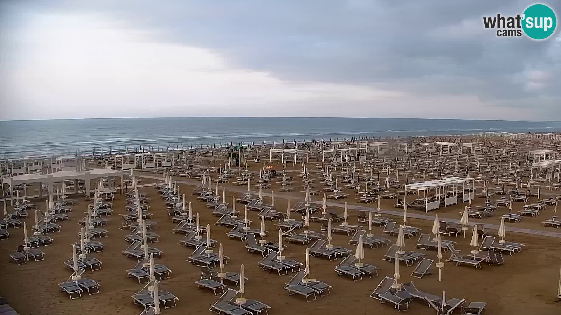 La plage de Bibione webcam en direct | Italien