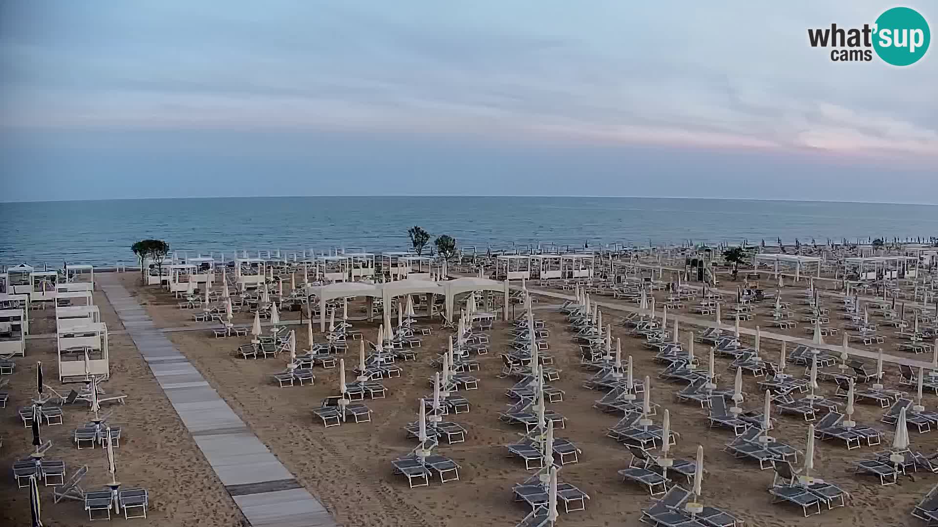 La plage de Bibione webcam en direct | Italien