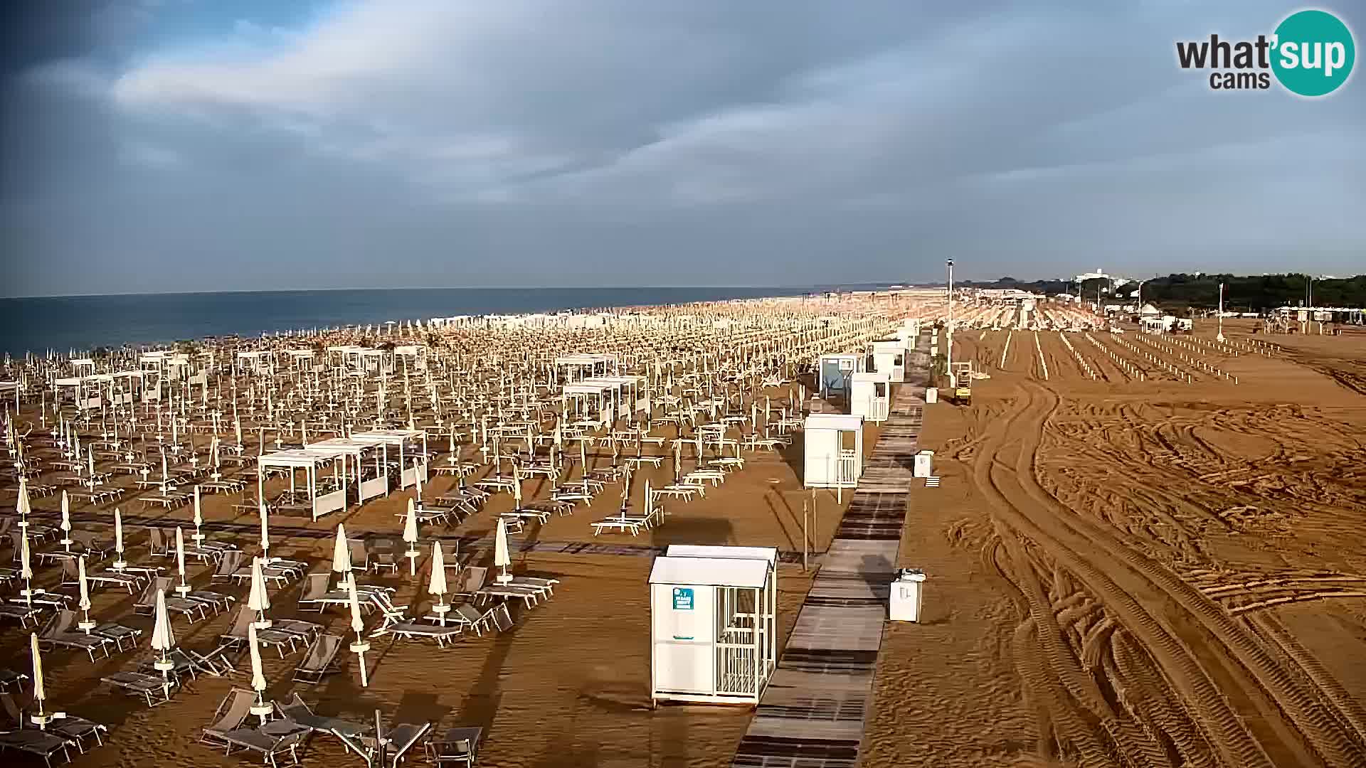La plage de Bibione webcam en direct | Italien