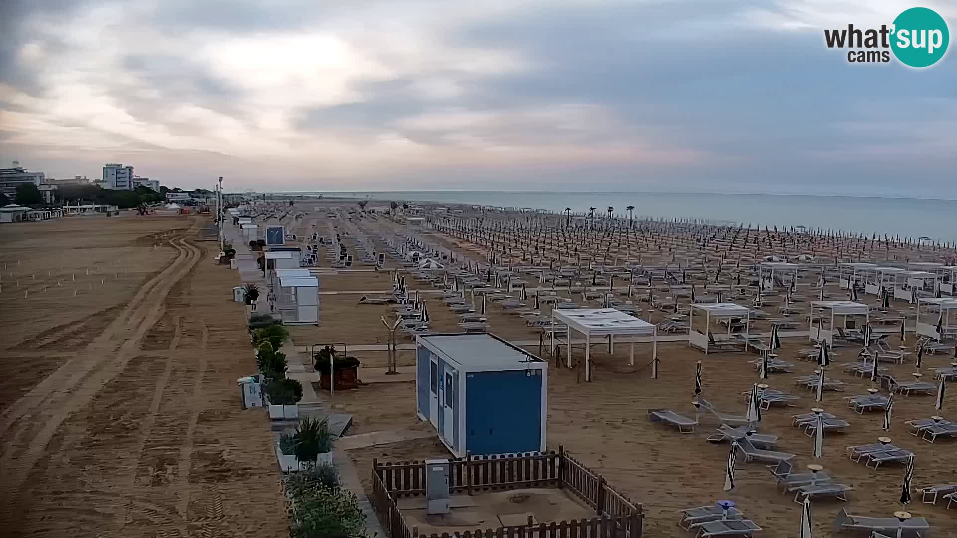 La plage de Bibione webcam en direct | Italien