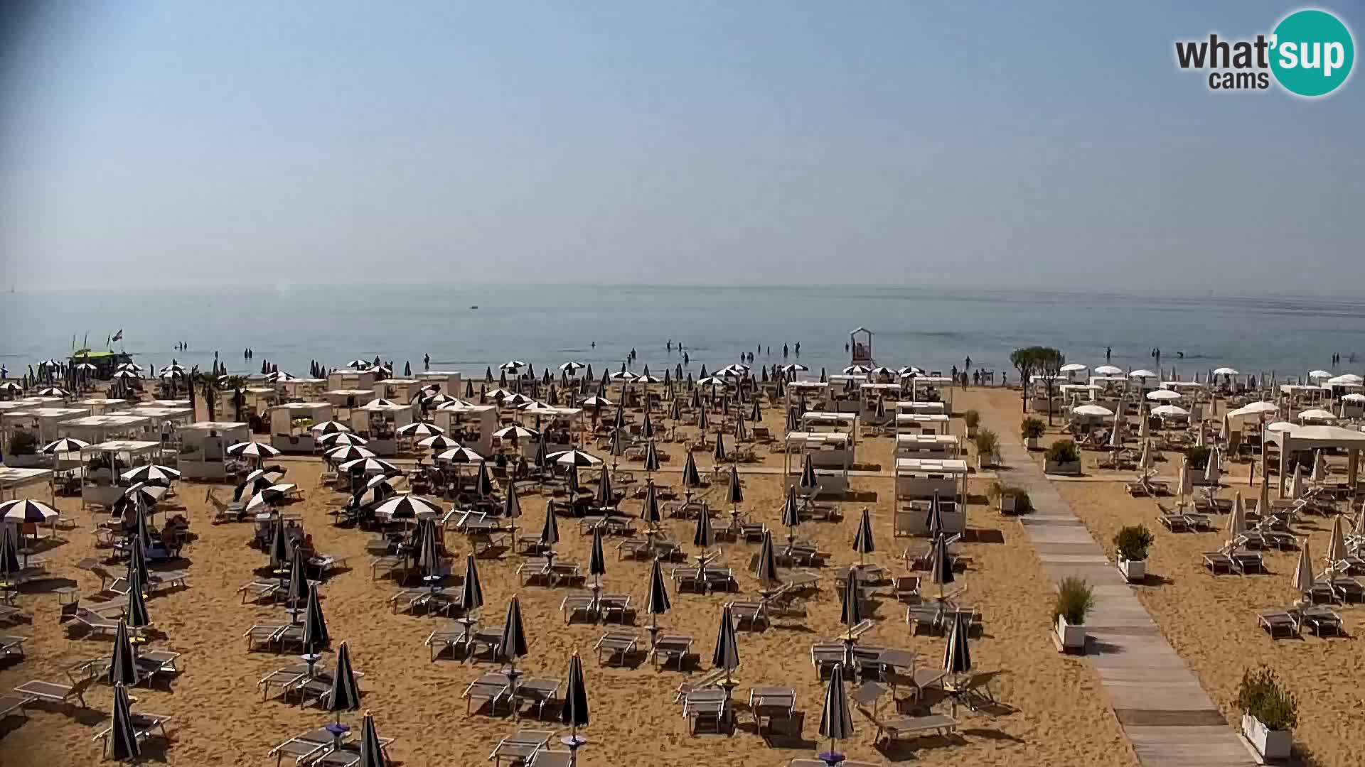 La plage de Bibione webcam en direct | Italien