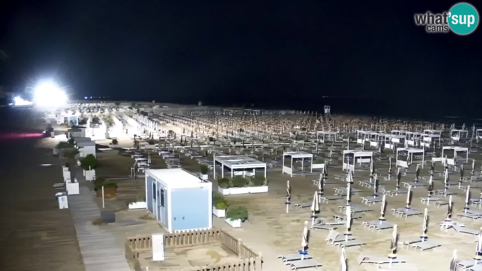La plage de Bibione webcam en direct | Italien