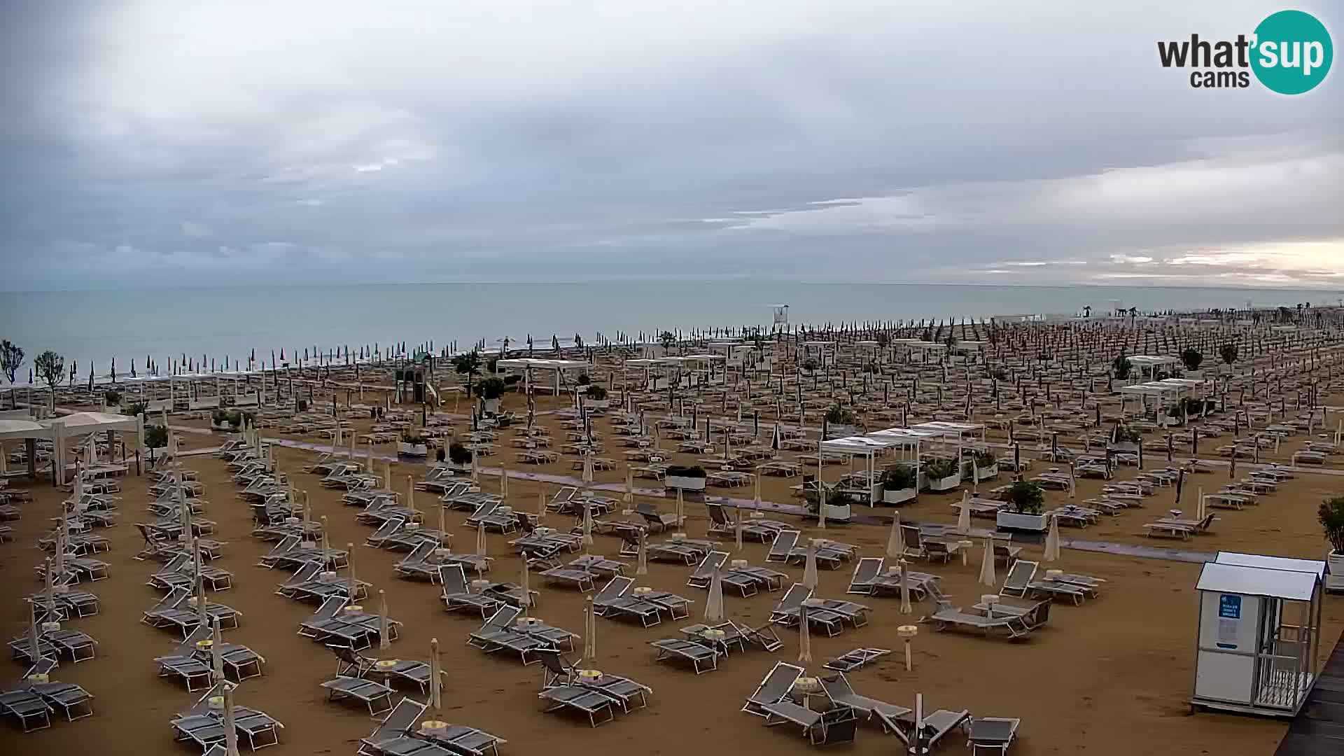 La plage de Bibione webcam en direct | Italien