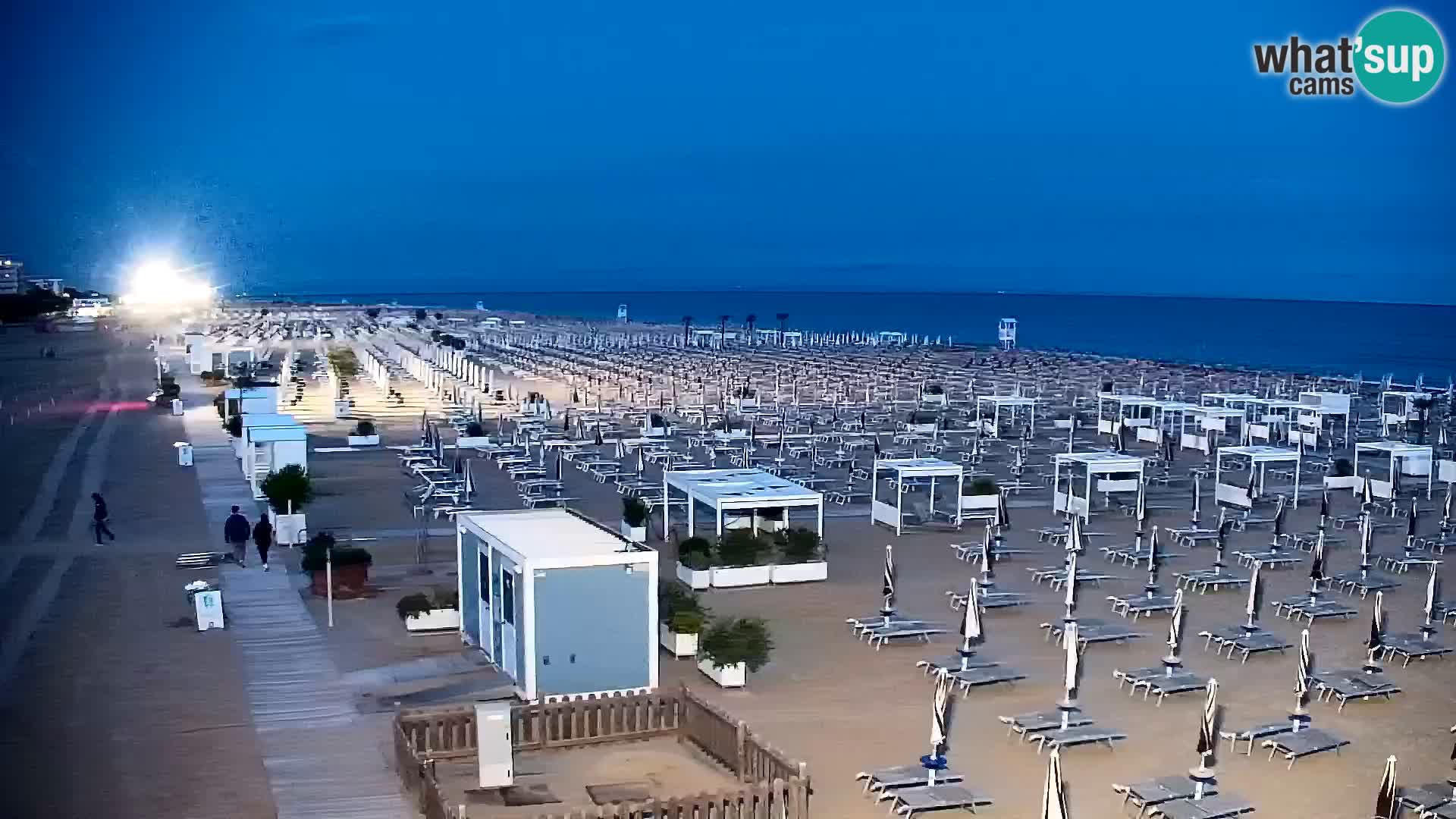 La plage de Bibione webcam en direct | Italien