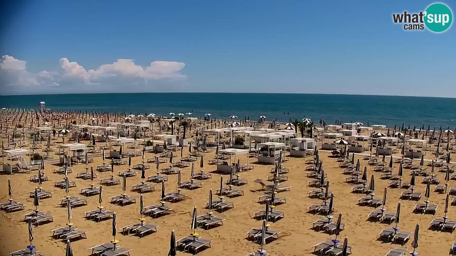 La plage de Bibione webcam en direct | Italien